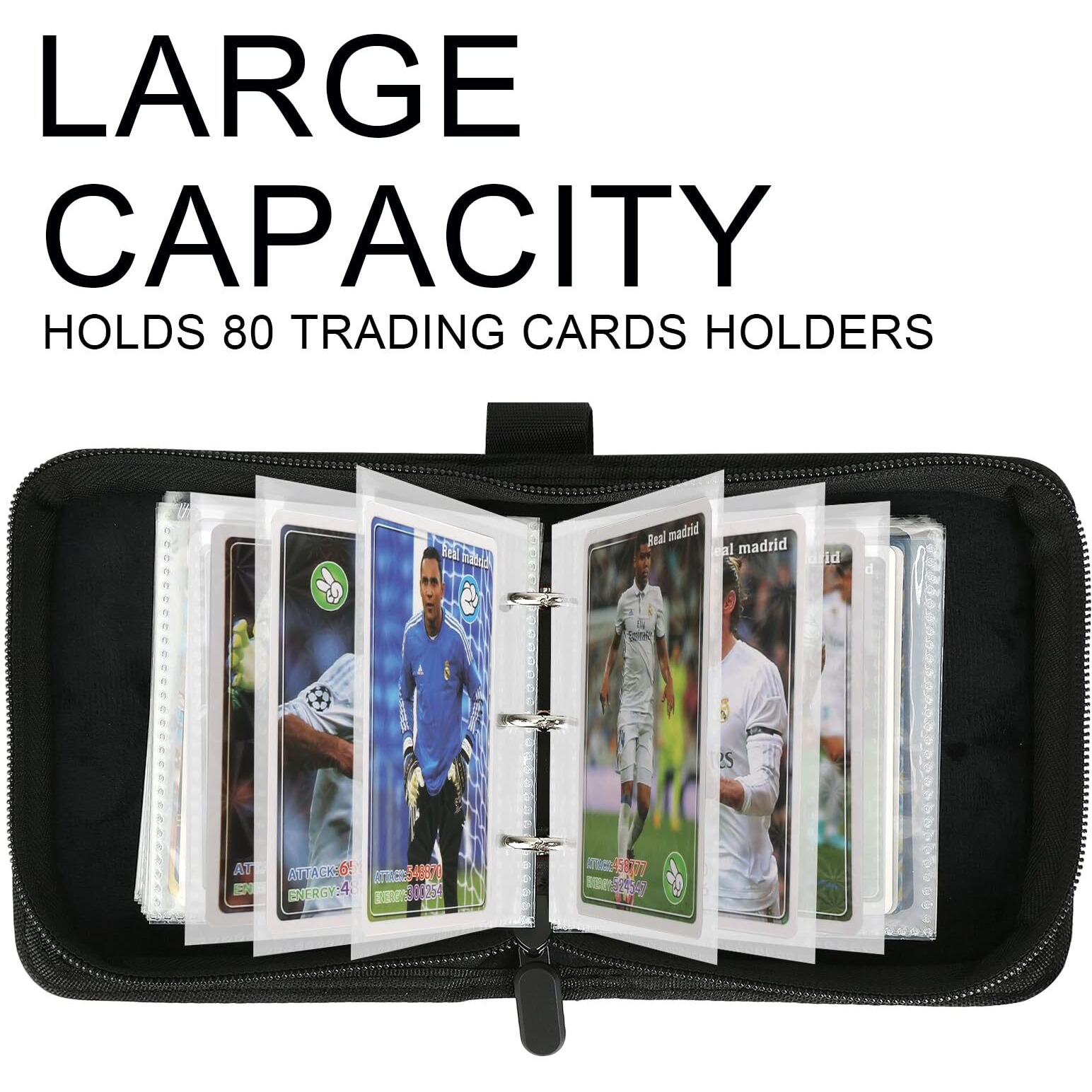 Germun Mini Card Binder 1 Pocket  80 Pockets Trading Card Binder  Premium Small 2 Pocket Trading Card Collection Album Folder With 40 Sleeves Double Sided - Gifts For Kids (Pink)