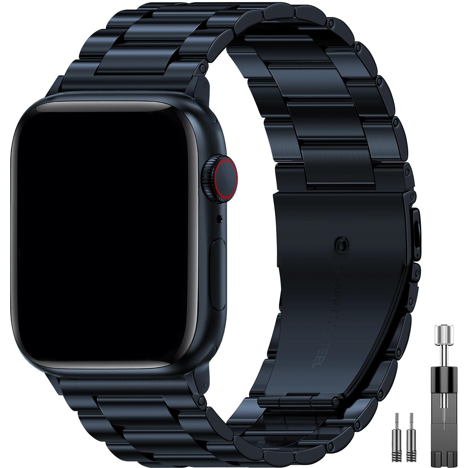 Epuly Metal Band Compatible With Apple Watch Bands For Men & Women 49Mm 45Mm 44Mm 42Mm 41Mm 40Mm 38Mm  Business Stainless Steel Strap For Iwatch Bands Ultra 2  Se  Ultra Series 10 9 8 7 6 5 4 3 2 1