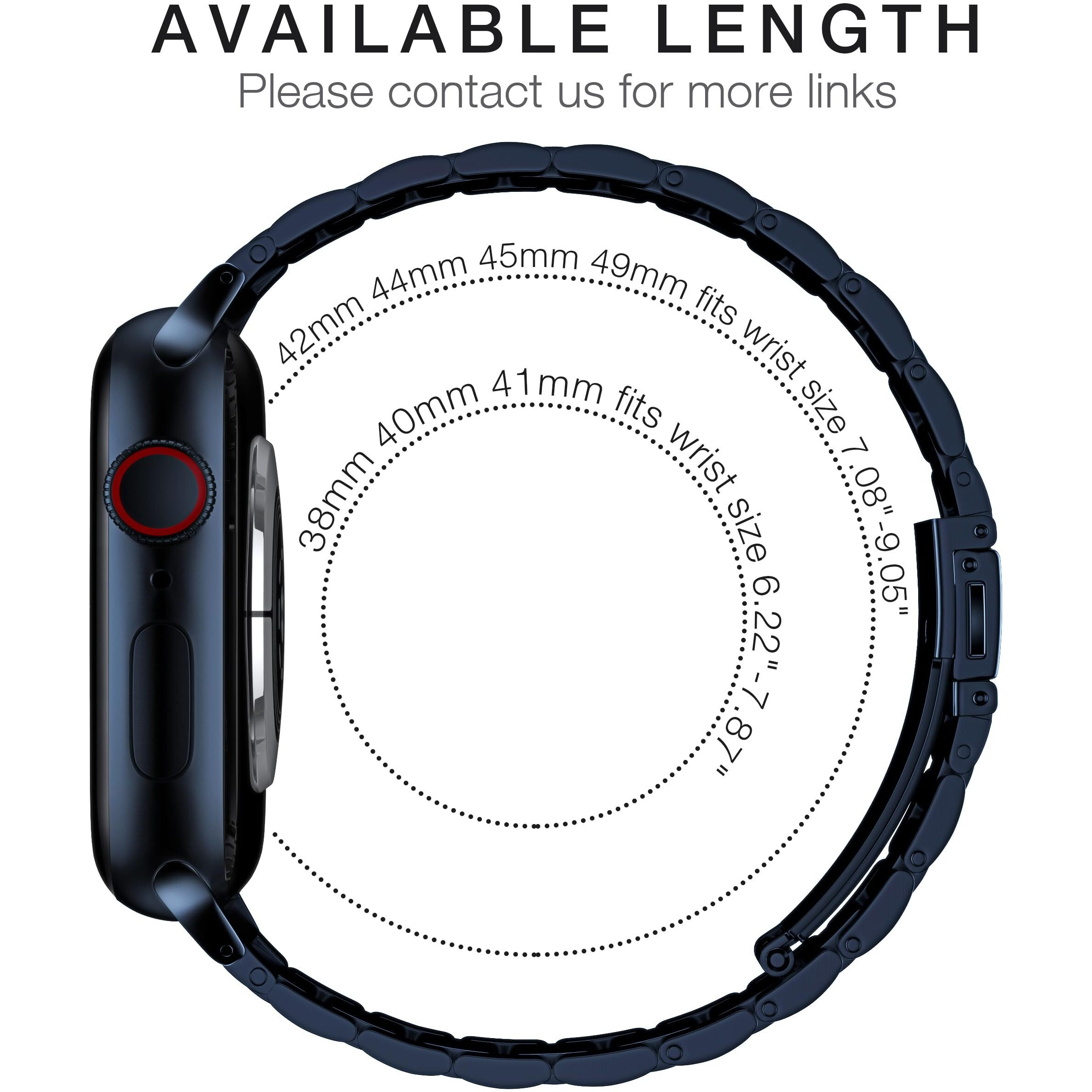 Epuly Metal Band Compatible With Apple Watch Bands For Men & Women 49Mm 45Mm 44Mm 42Mm 41Mm 40Mm 38Mm  Business Stainless Steel Strap For Iwatch Bands Ultra 2  Se  Ultra Series 10 9 8 7 6 5 4 3 2 1