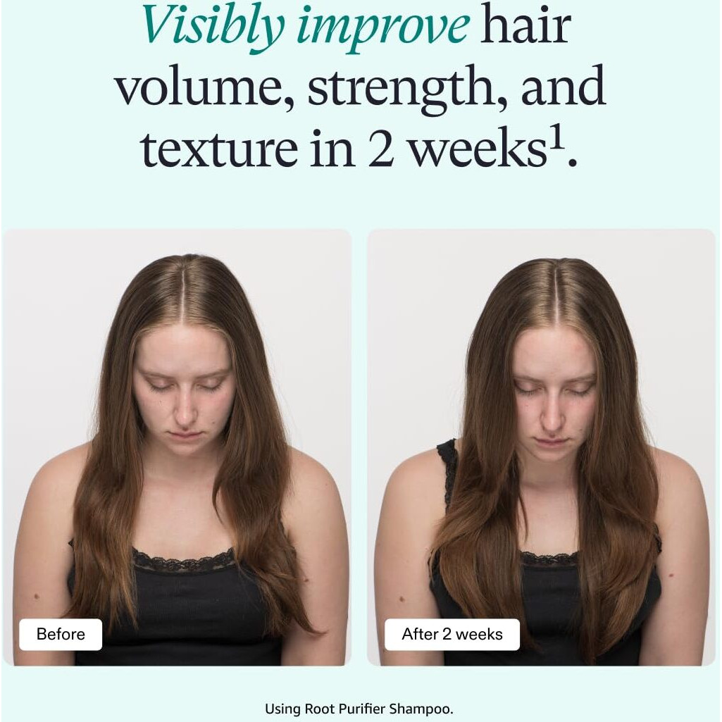 Nutrafol Shampoo  Cleanse And Hydrate Hair And Scalp  Improves Hair Volume  Strength And Texture  Physician-Formulated For Thinning Hair. Color Safe  Sultate Free - 1 Liter Bottle