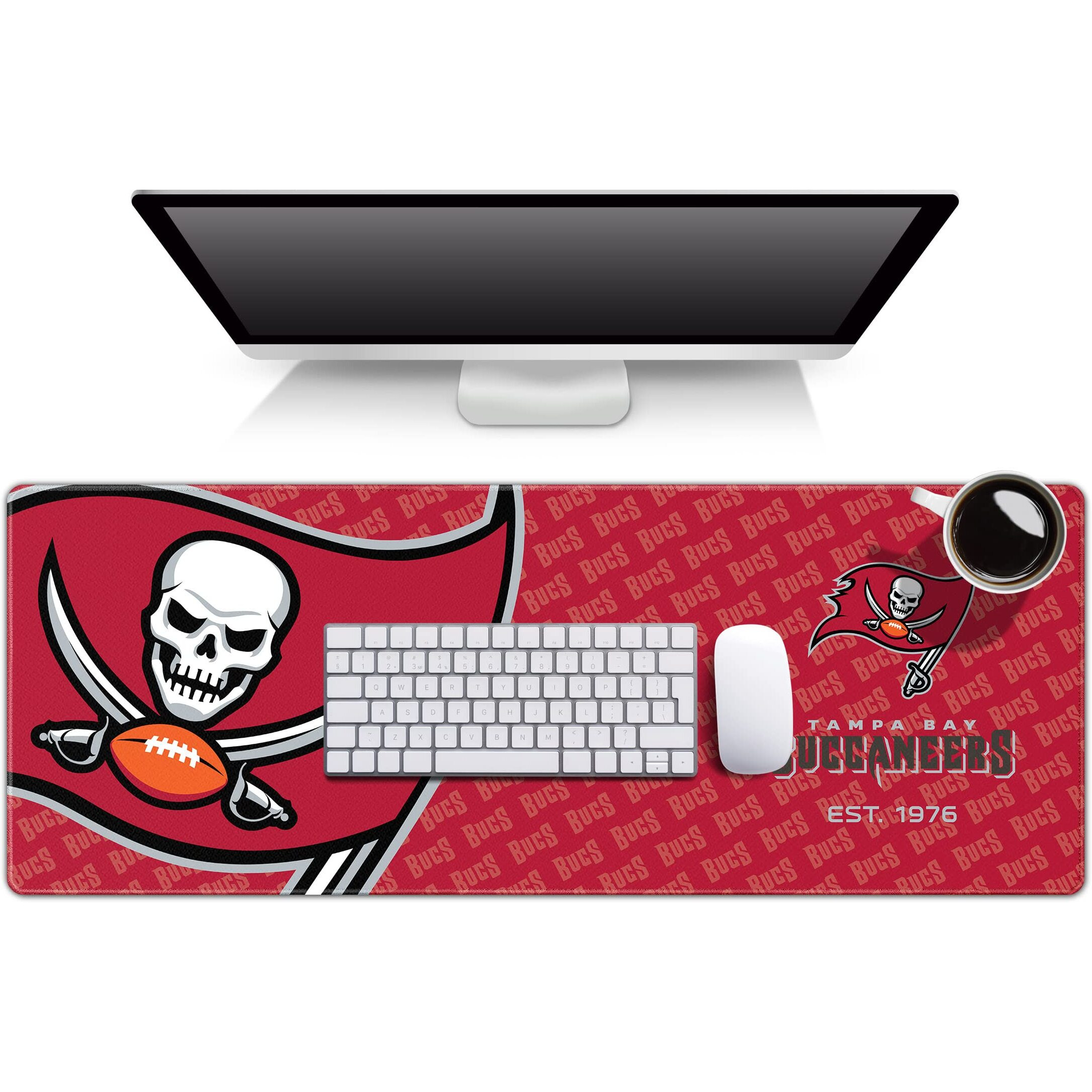 Youthefan Nfl Tampa Bay Buccaneers Logo Series Desk Pad Smu