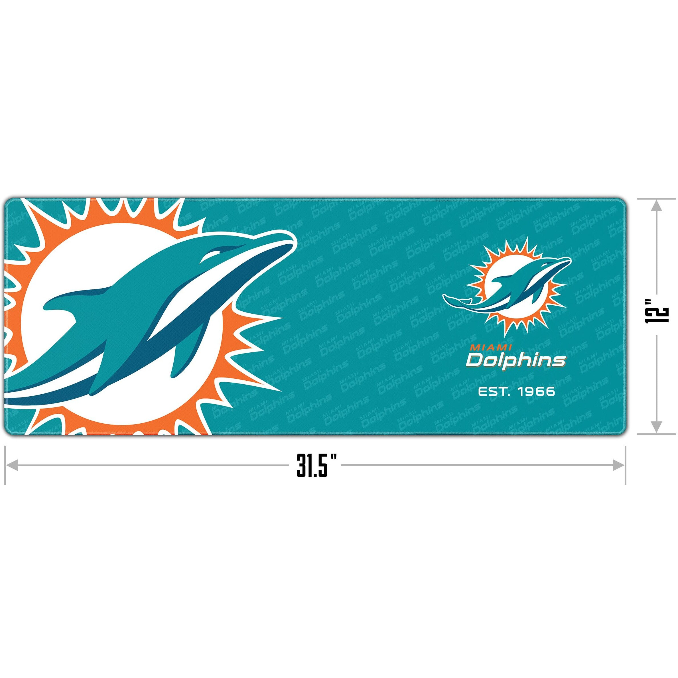 Youthefan Nfl Miami Dolphins Logo Series Desk Pad Smu