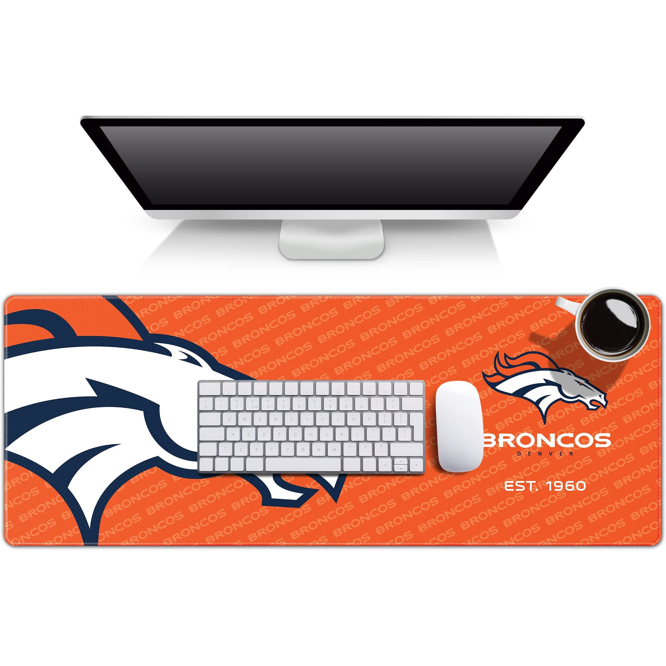 Youthefan Nfl Denver Broncos Logo Series Desk Pad Smu
