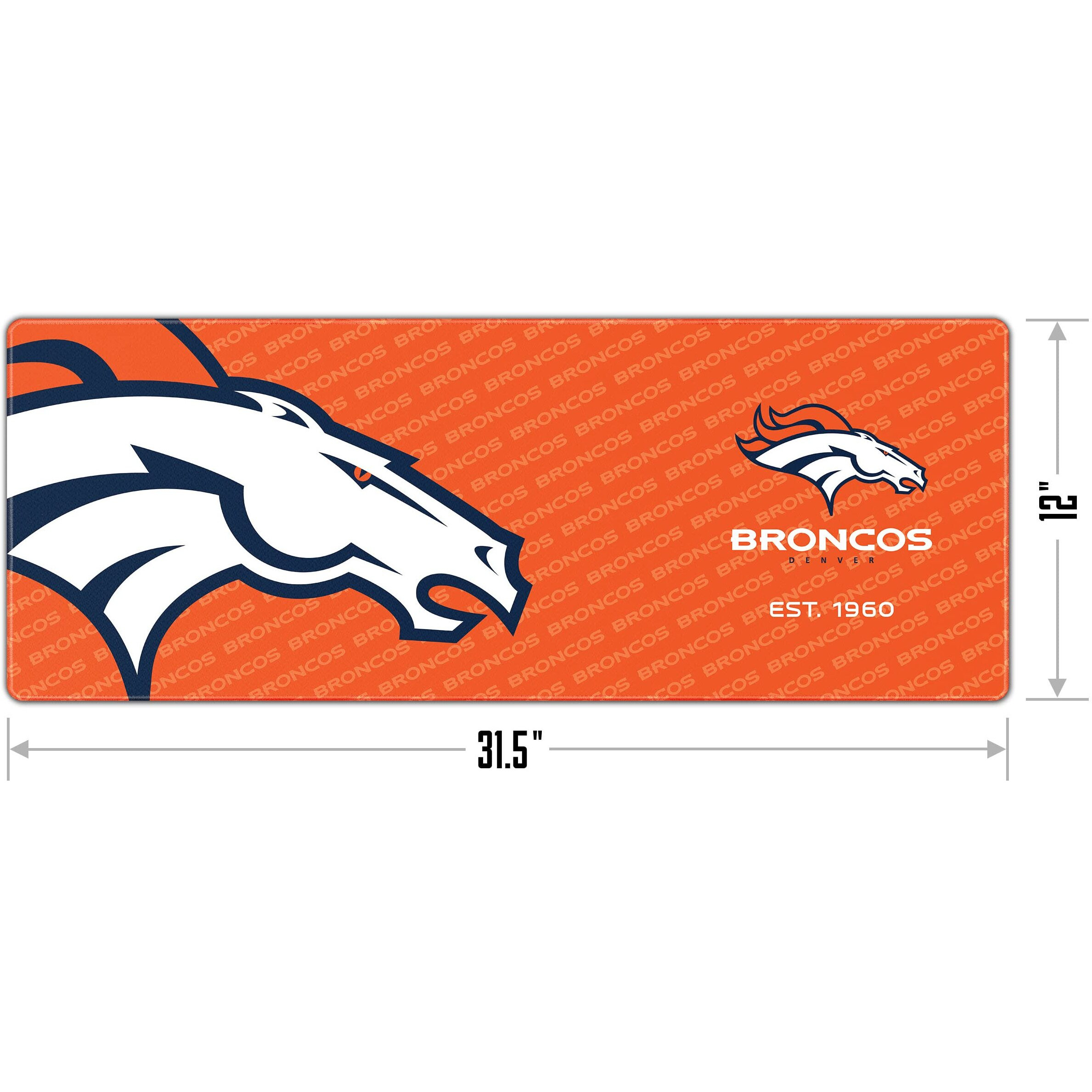 Youthefan Nfl Denver Broncos Logo Series Desk Pad Smu