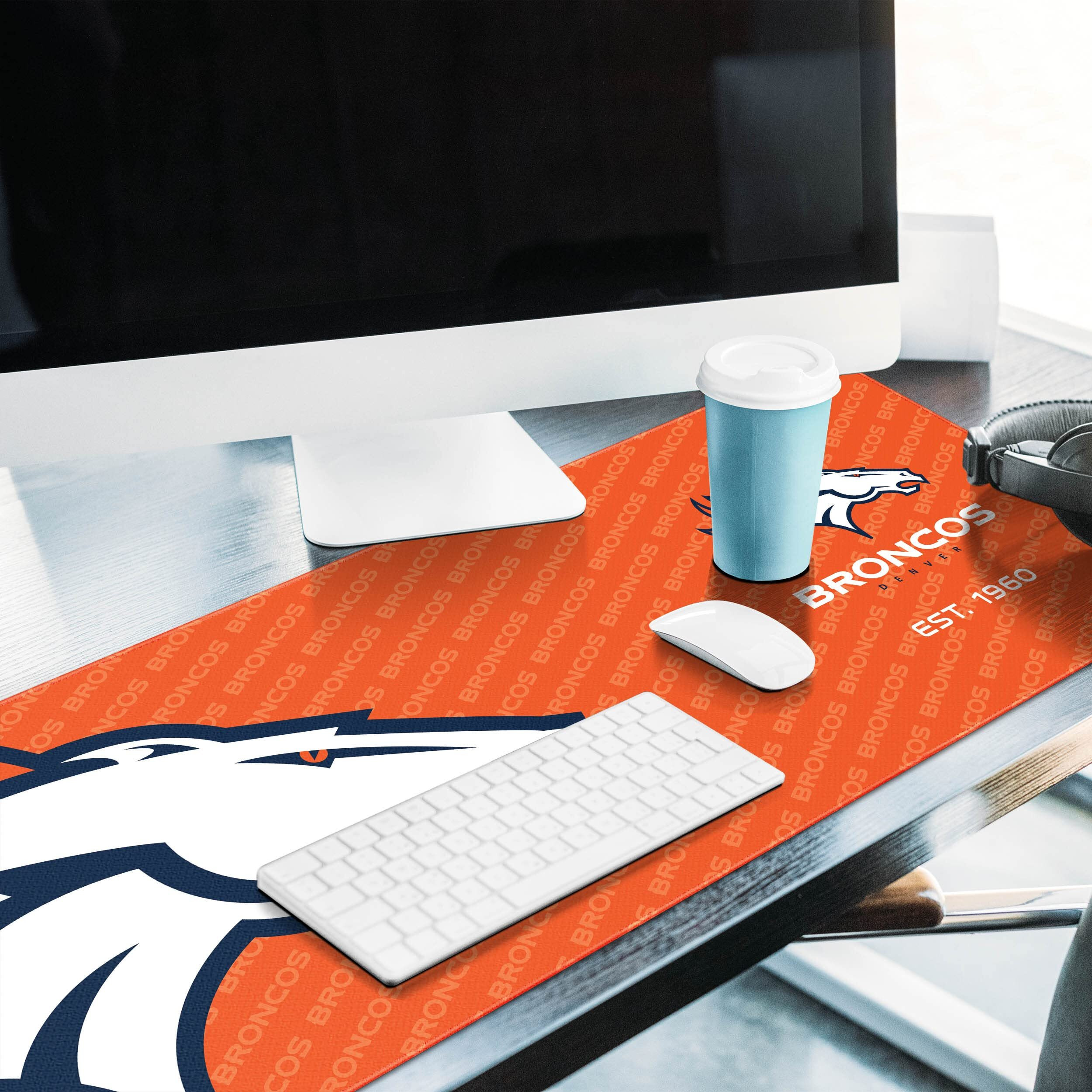 Youthefan Nfl Denver Broncos Logo Series Desk Pad Smu