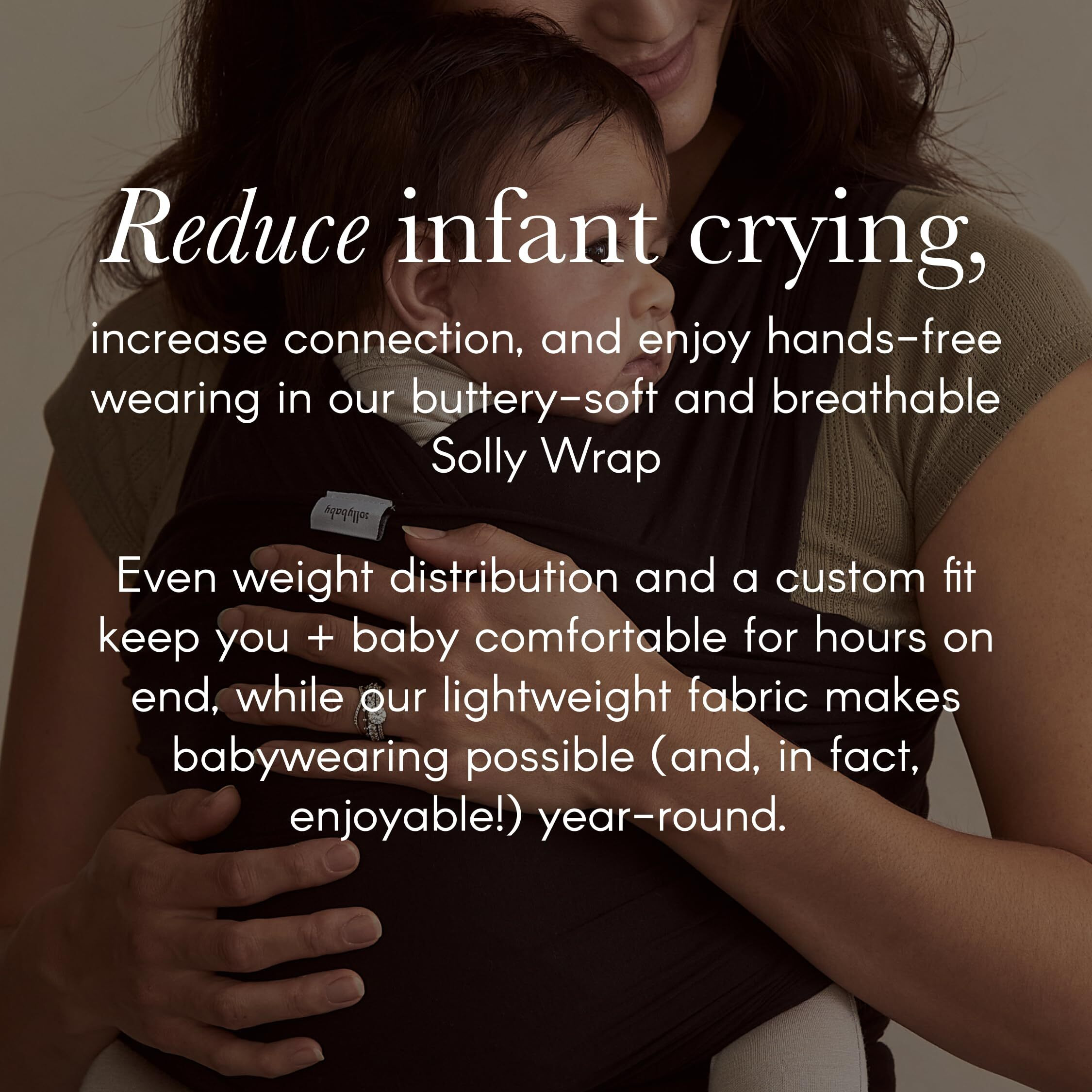 Solly Baby Wrap Carrier - Lightweight Baby Carrier - Newborn Baby Essentials - For Newborn  Infants And Baby 8-25 Lbs. Spelt