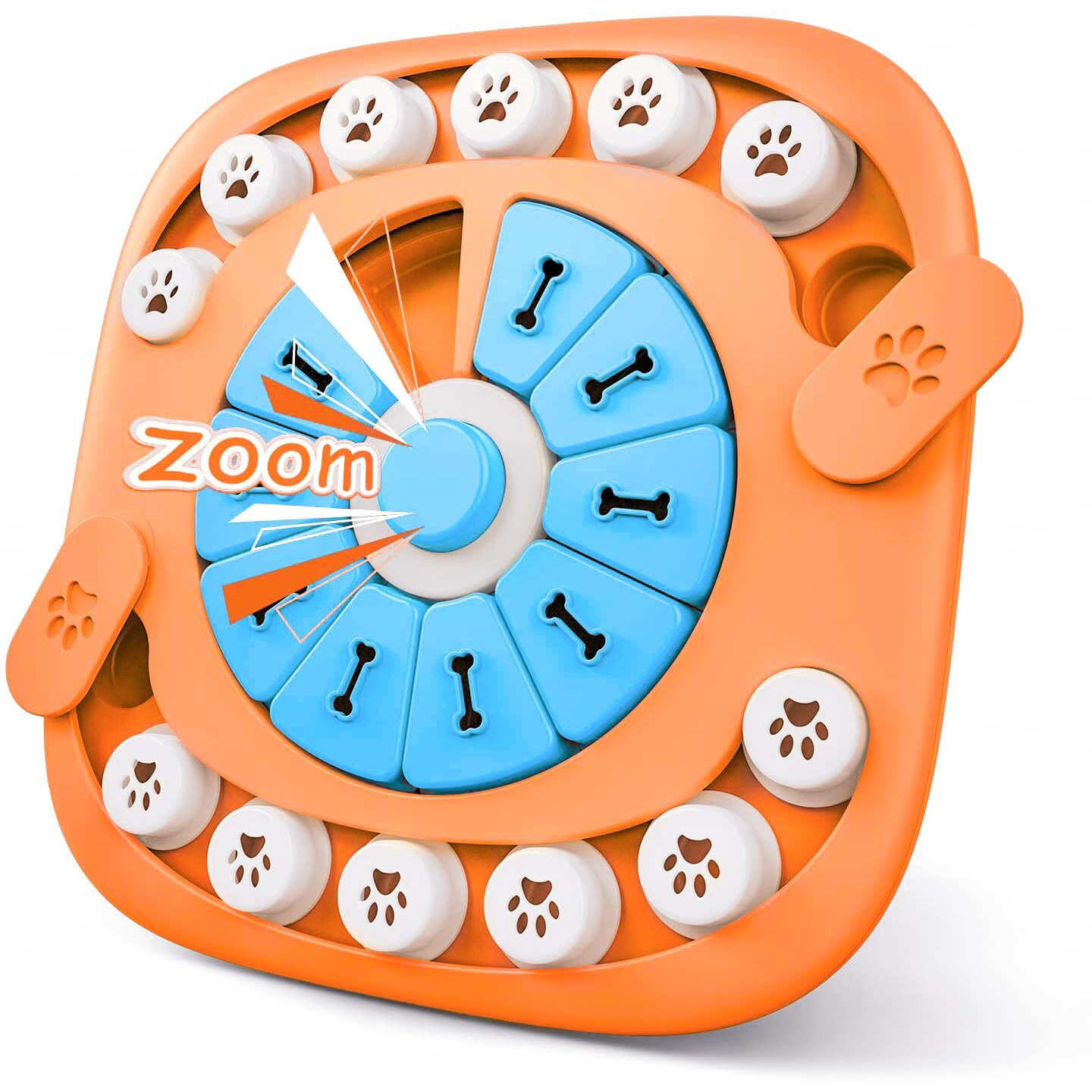 Foxmm Dog Puzzle Toys Interactive Treat Puzzle Dog Toy For Iq Training & Mental Stimulating Treat Puzzle Dispensing With Squeaky Design For Large Medium Small Smart Dogs