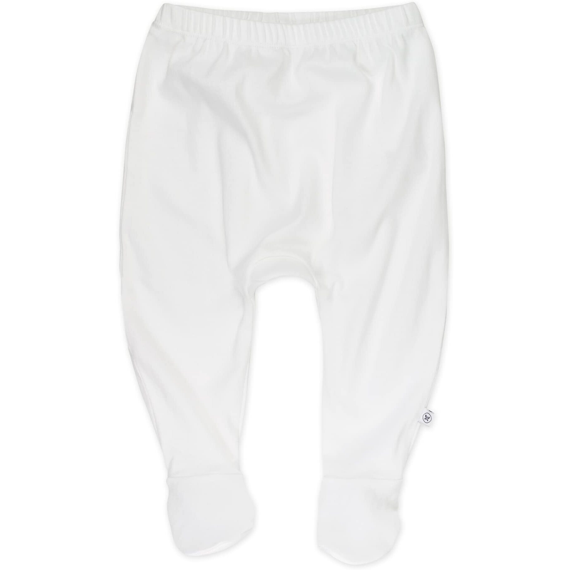 Honestbaby Unisex Baby 3-Pack Organic Cotton Footed Harem Pants  Love Dot  6-9 Months Us