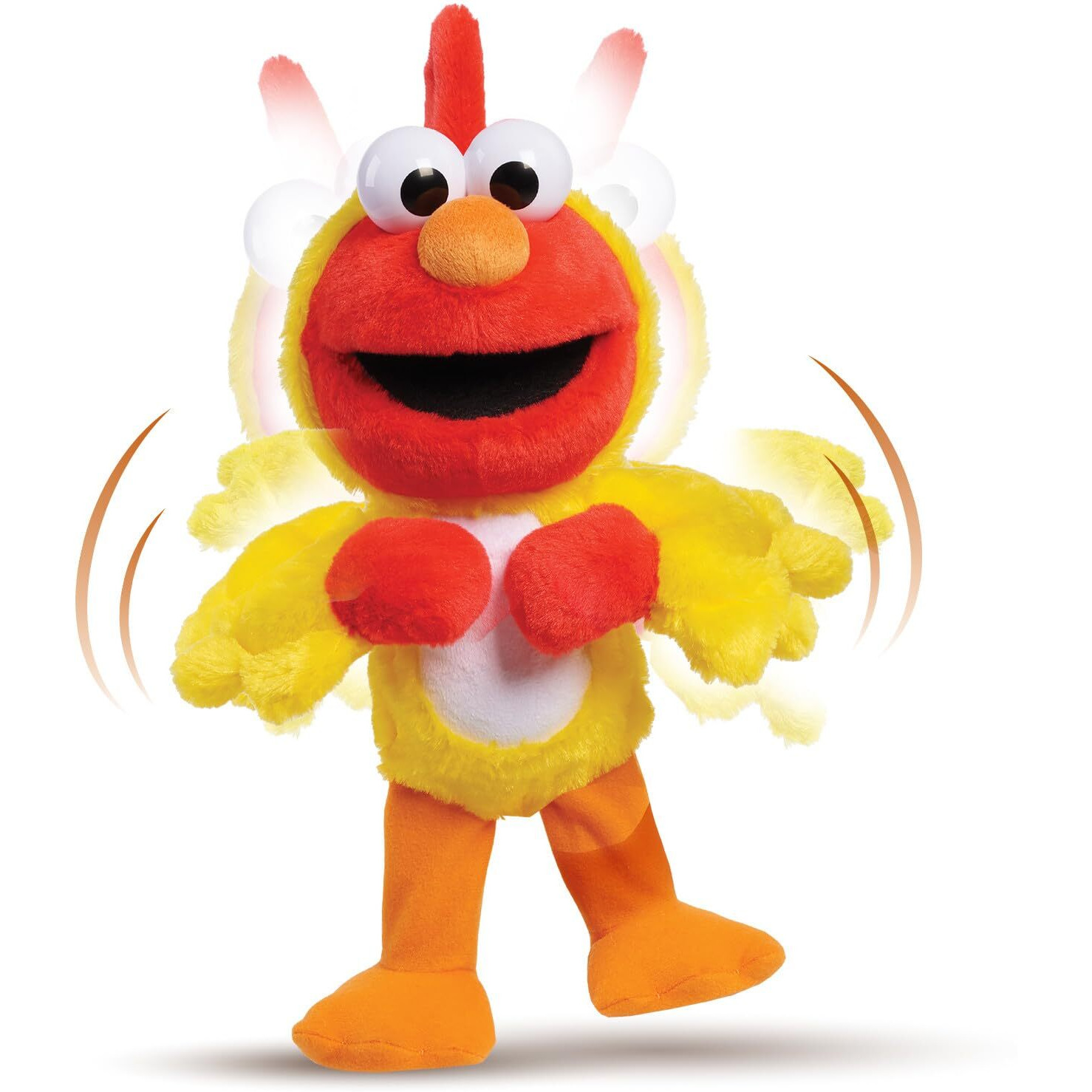 Just Play Sesame Street Chicken Dance Elmo Feature 13 Inch Plush  Interactive Singing And Dancing Plush  Stuffed Animal. Kids Toys For Ages 2 Up