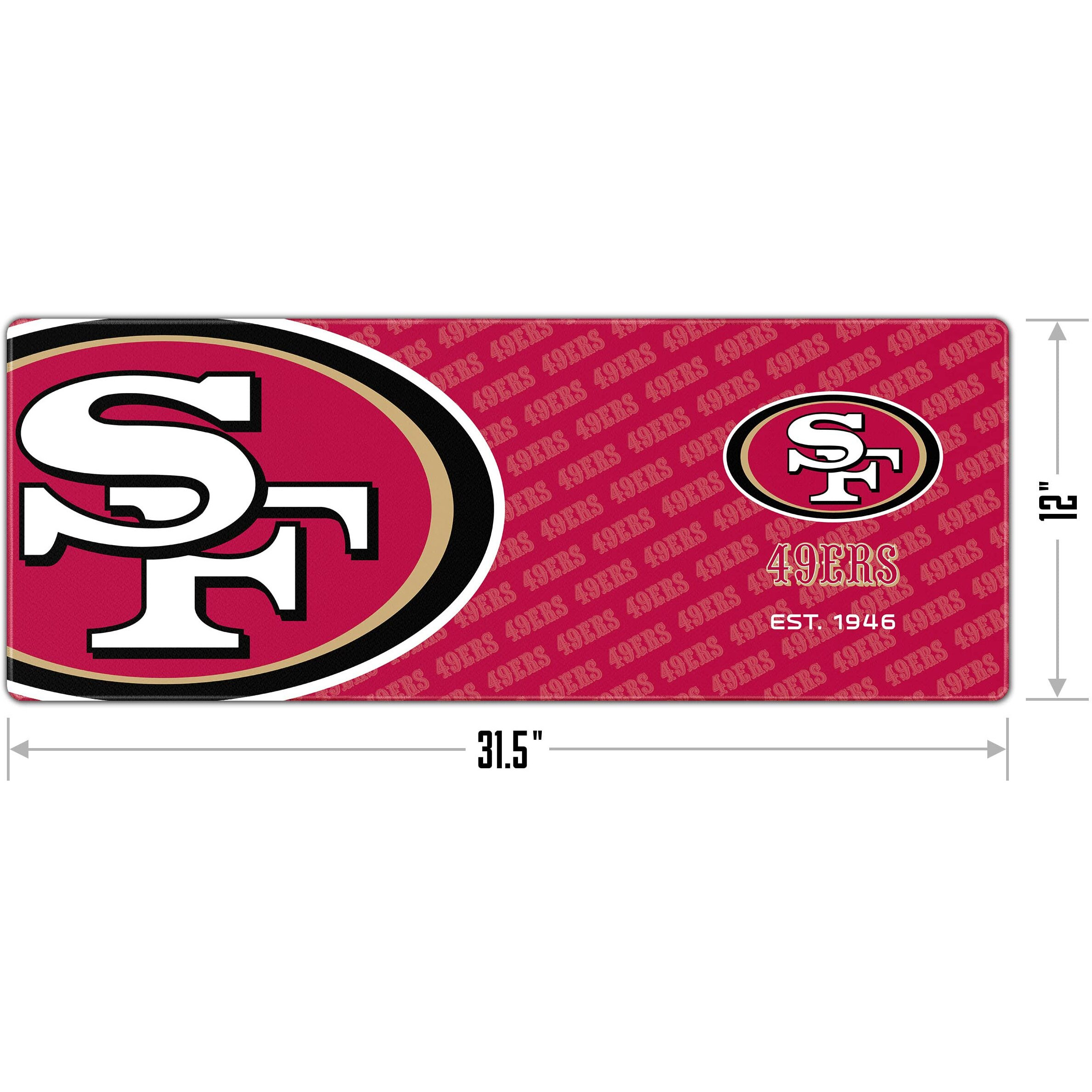 Youthefan Nfl San Francisco 49Ers Logo Series Desk Pad Smu