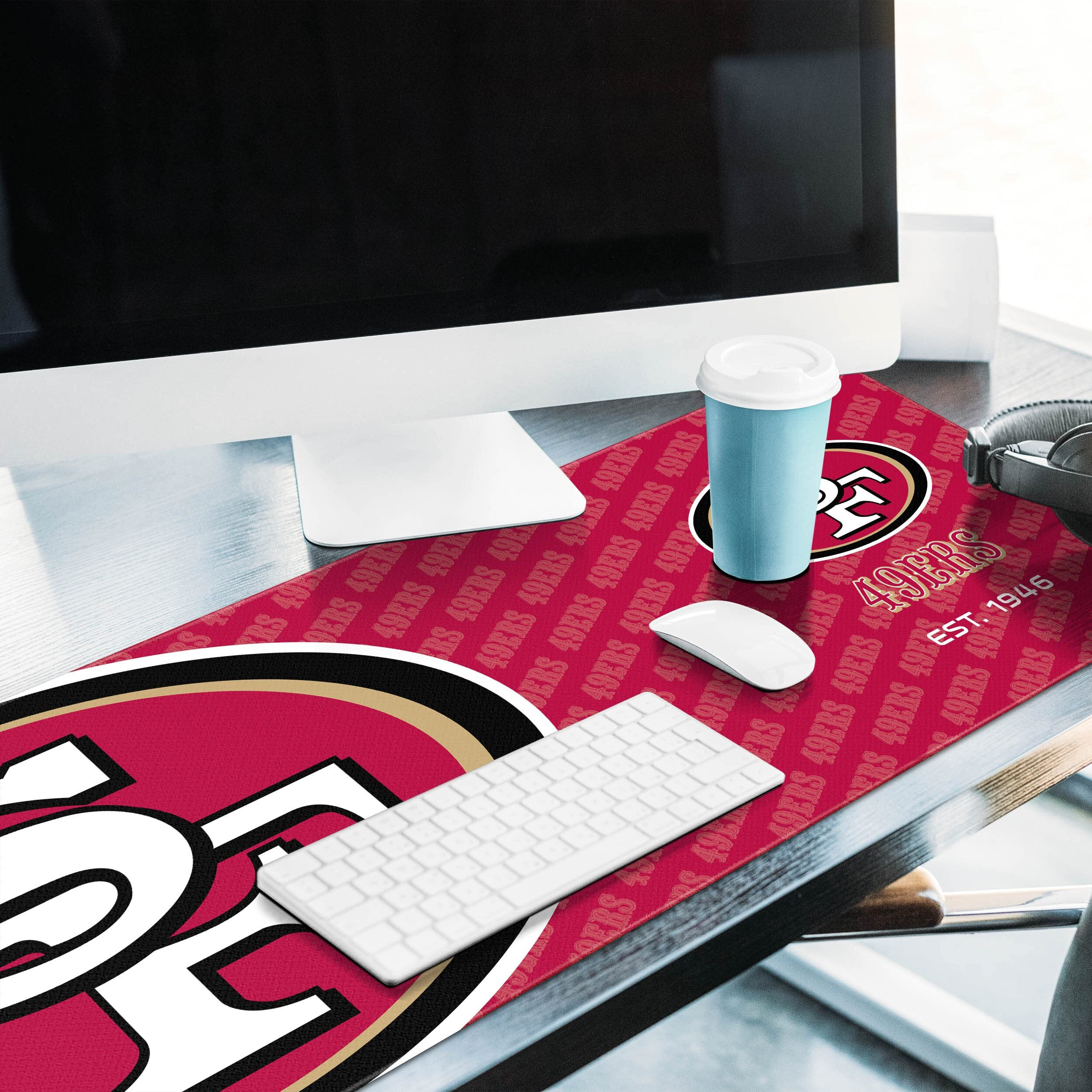 Youthefan Nfl San Francisco 49Ers Logo Series Desk Pad Smu