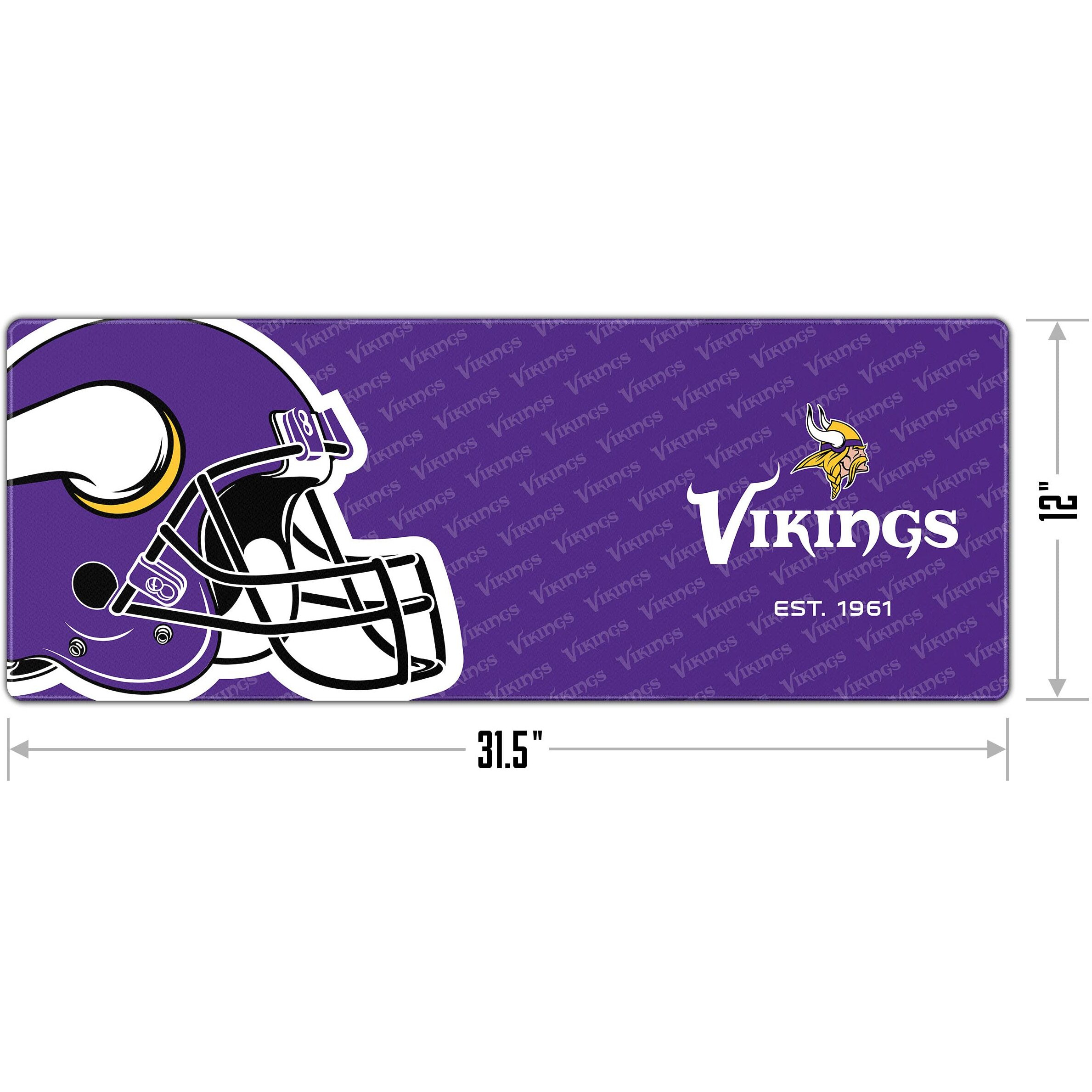 Youthefan Nfl Minnesota Vikings Logo Series Desk Pad Smu