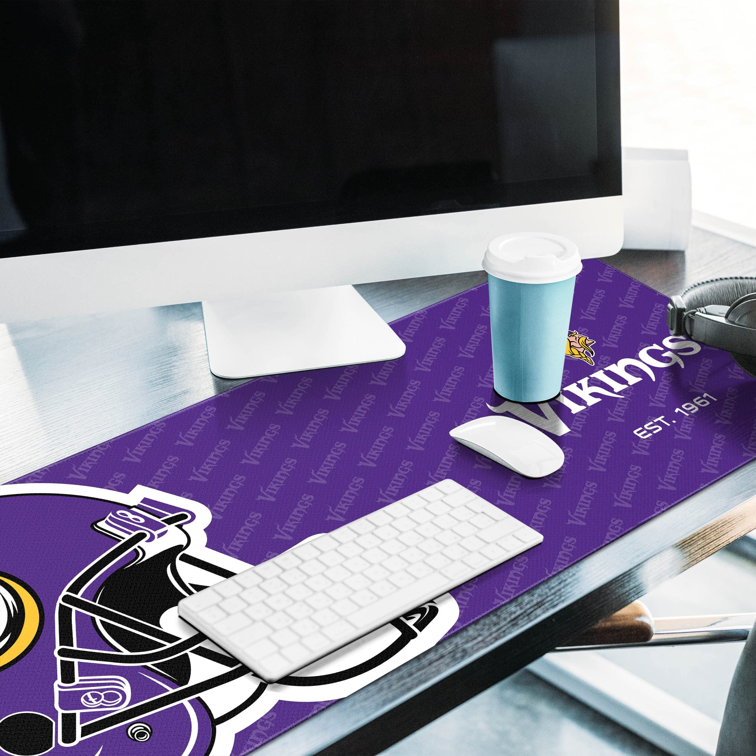 Youthefan Nfl Minnesota Vikings Logo Series Desk Pad Smu