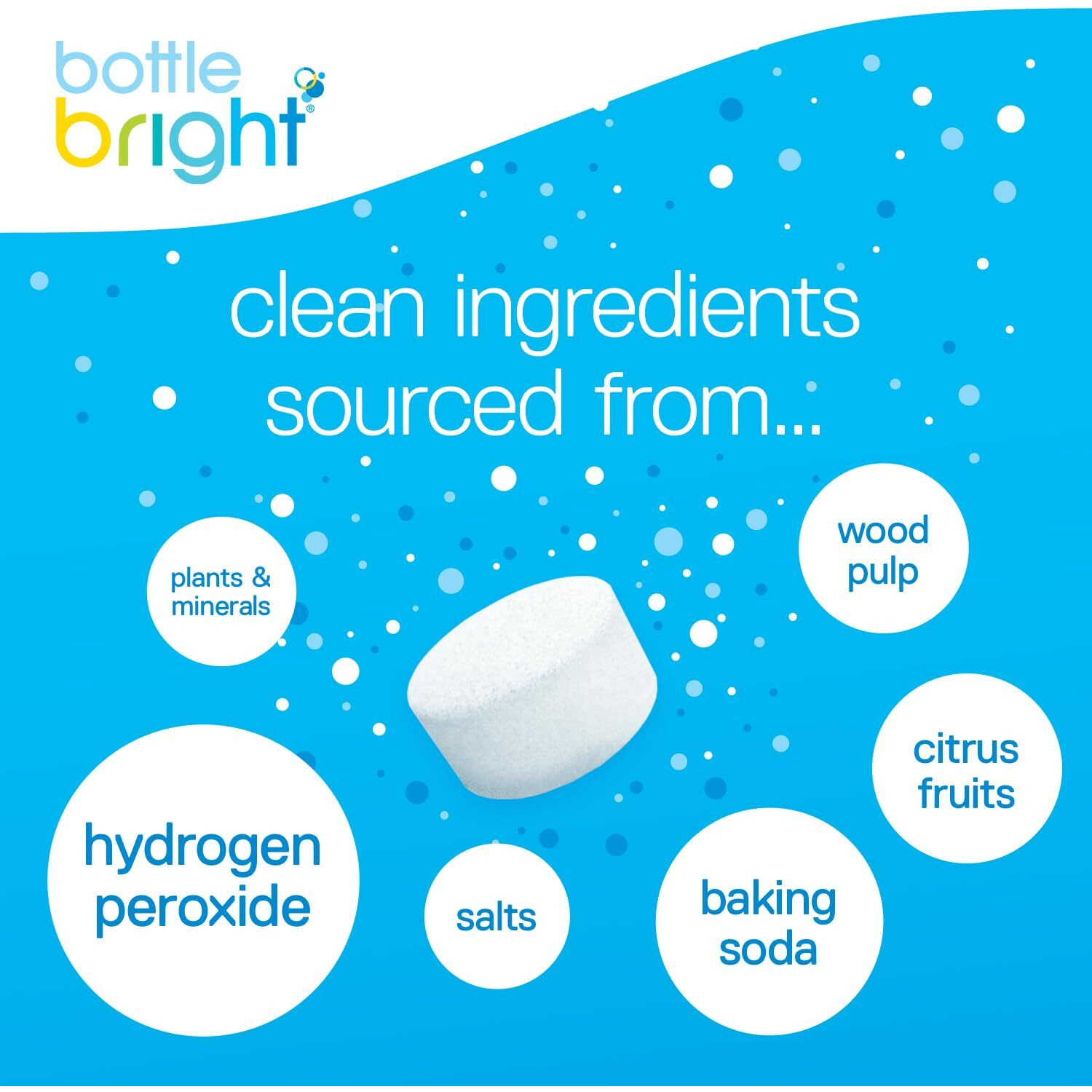 Bottle Bright Bulk Pack (78 Tablets)- Clean Stainless Steel  Thermos  Tumbler  Insulated  Plastic And Reusable Water Bottles -Bottle Bright Cleaning Tablets Are Easy And Safe To Use