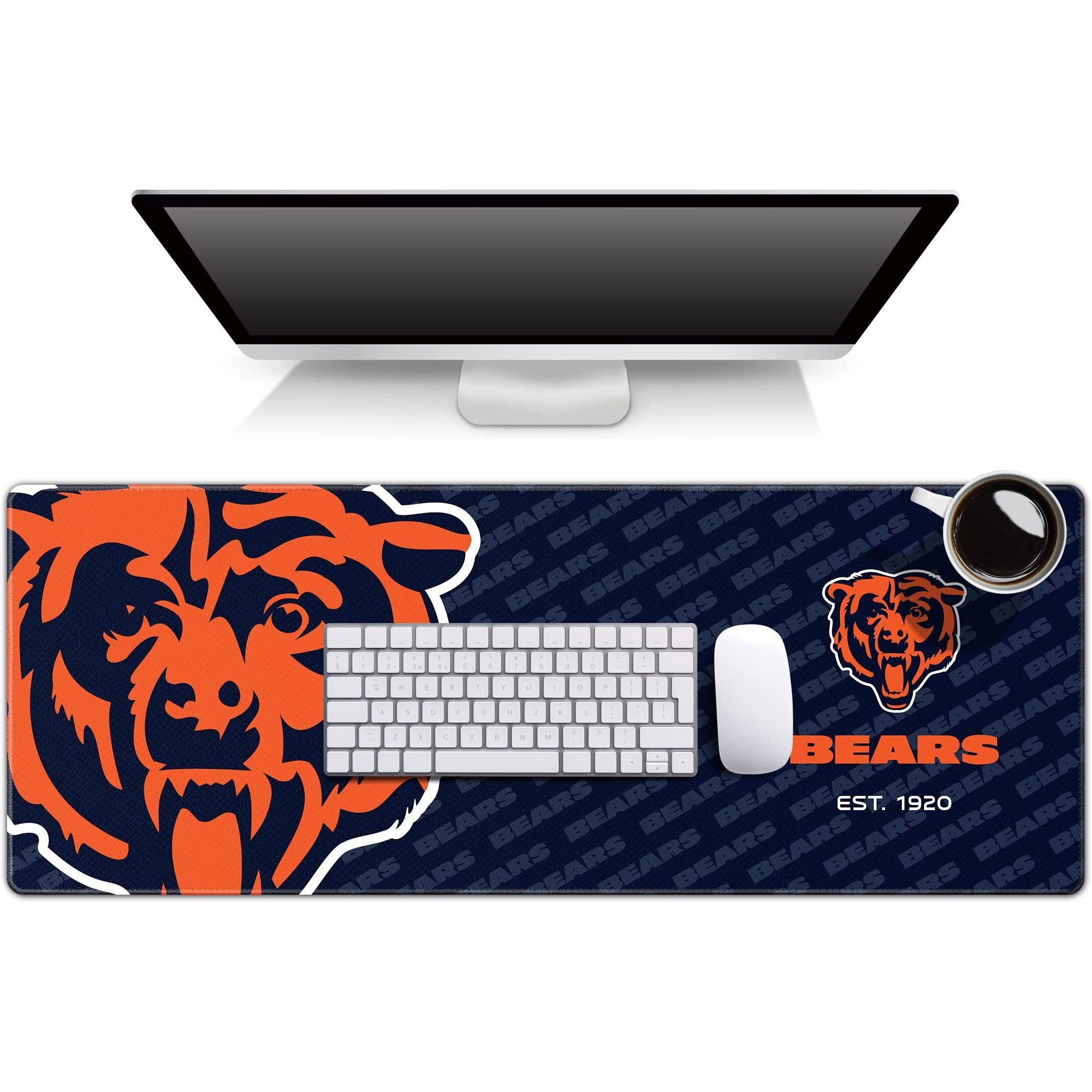 Youthefan Nfl Chicago Bears Logo Series Desk Pad Smu
