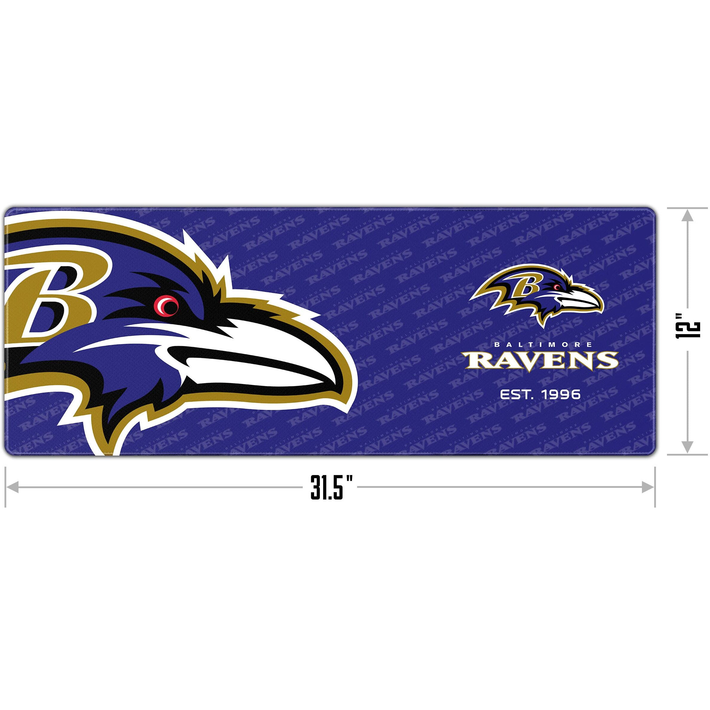 Youthefan Nfl Baltimore Ravens Logo Series Desk Pad Smu