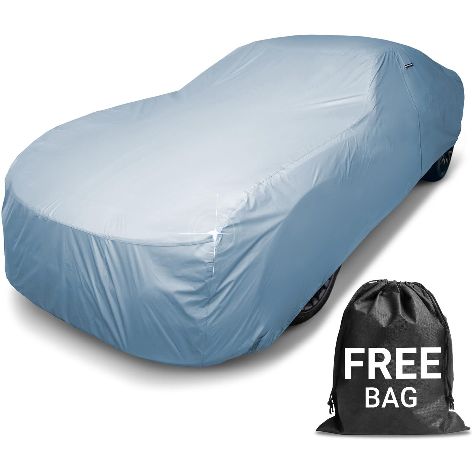 Icarcover Custom Car Cover For Hyundai Genesis Coupe 2010-2016  Waterproof All-Weather Rain Snow Uv Sun Protector Full Exterior Weatherproof Indoor Outdoor Car Cover With Strap