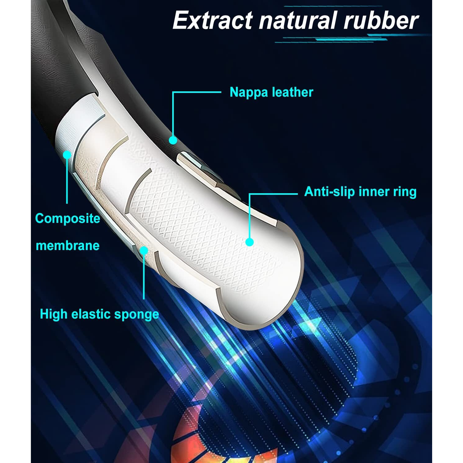 Custom Fit For Lexus Car Steering Wheel Cover  Nappa Leather Car Steering Wheel Cover Non-Slip Steering Wheel Cove-R  Designed For Lexus Interior Accessories (Black For Lexus)