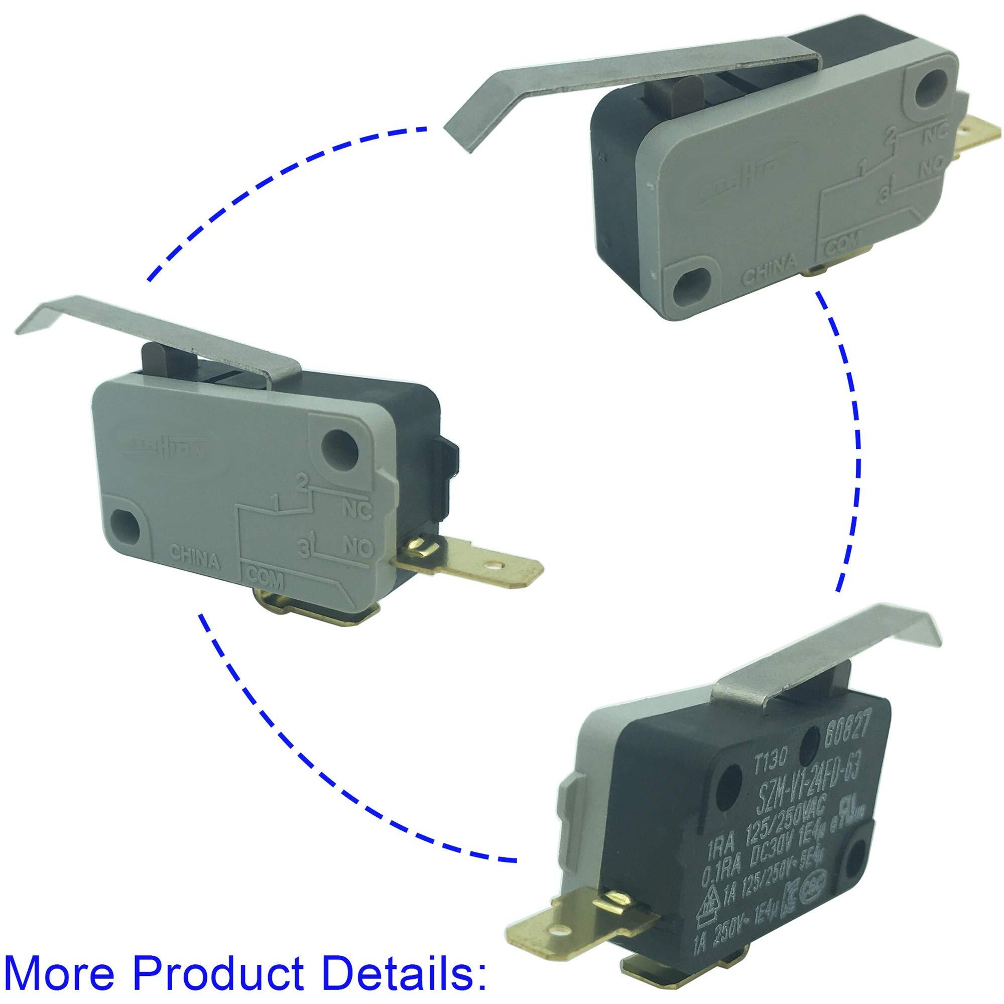 Lonye 3405-001117 Refrigerator Dispenser Switch Replacement For Kenmore Maytag Samsung Refrigerator Szm-V1-24Fd-63 Da34-00011A Ap5962465 Ps11712663(Pack Of 2)