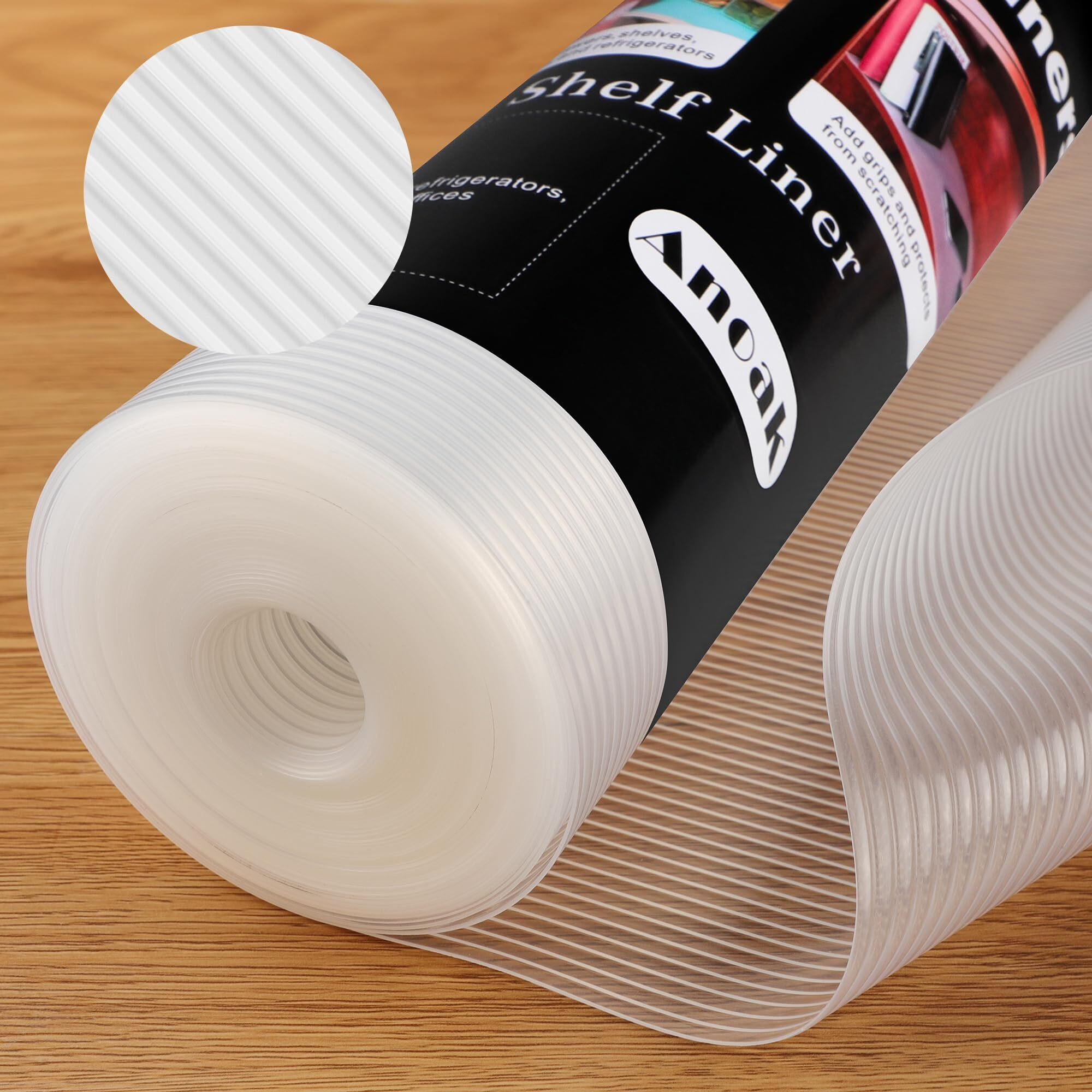Anoak Shelf Liner  14 Inches X 10 Ft(120 Inch) Non-Slip Cabinet Liner  Washable Waterproof Durable Non Adhesive Shelf Liners For Kitchen  Drawer  Refrigerator