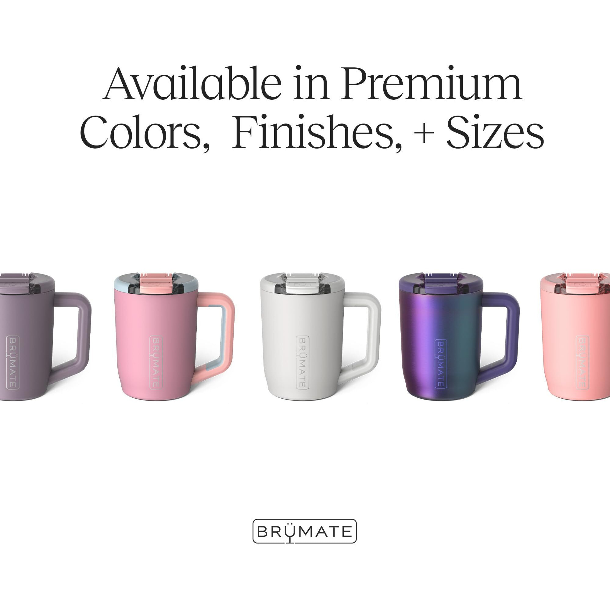 Brmate Mv - 15Oz 100% Leak Proof Insulated Coffee Mug With Handle & Lid - Stainless Steel Coffee Travel Mug - Double Walled Coffee Cup (Eclipse)