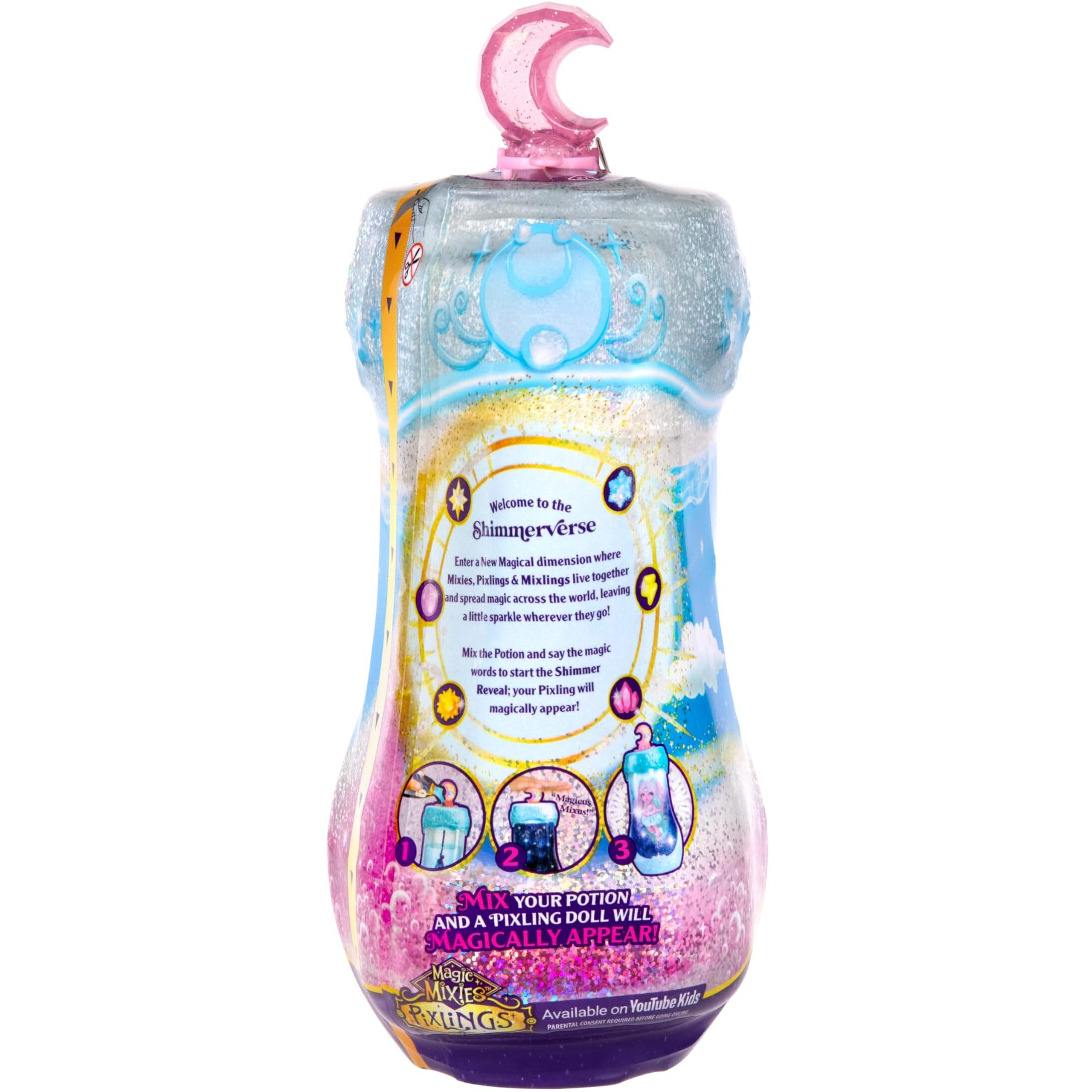 Magic Mixies Pixlings Shimmerverse Series  Create & Mix A Magic Shimmering Potion To Magically Reveal Bearlinda The Polar Bear  This Beautiful 6.5"" Fashion Doll Appears Inside The Potion Bottle