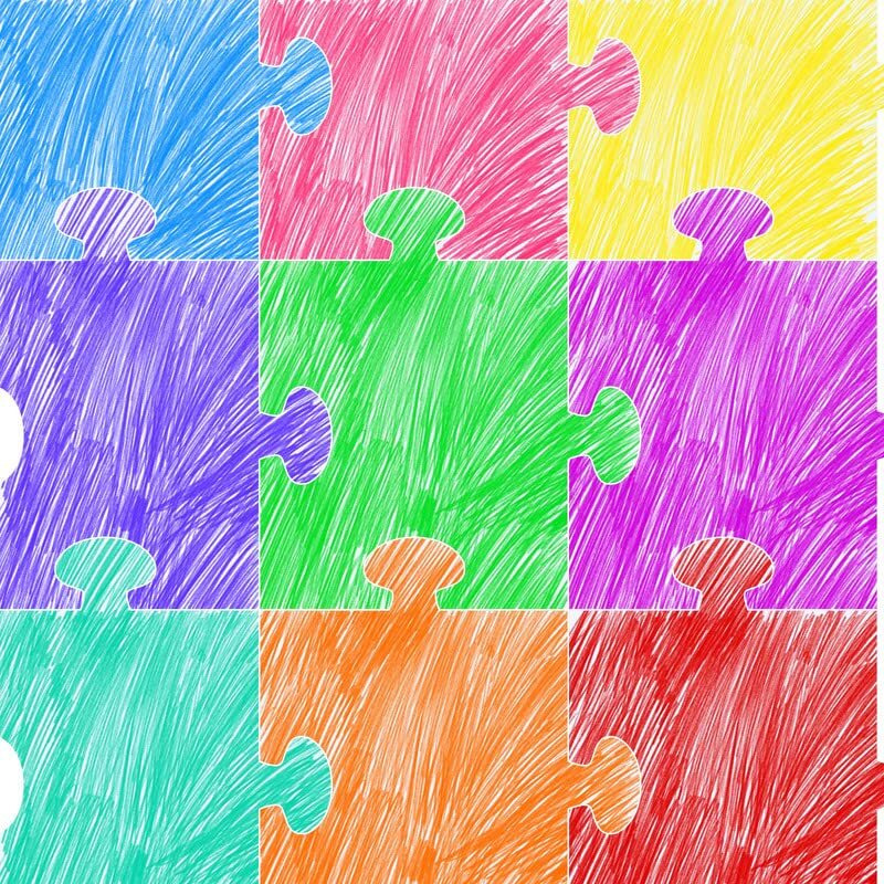 Glenmal 100 Pcs Large White Blank Puzzle Pieces Oversize White Blank Papers Puzzle Pieces Giant Puzzle Piece For Adult To Draw And Write And Makes Huge Art Display