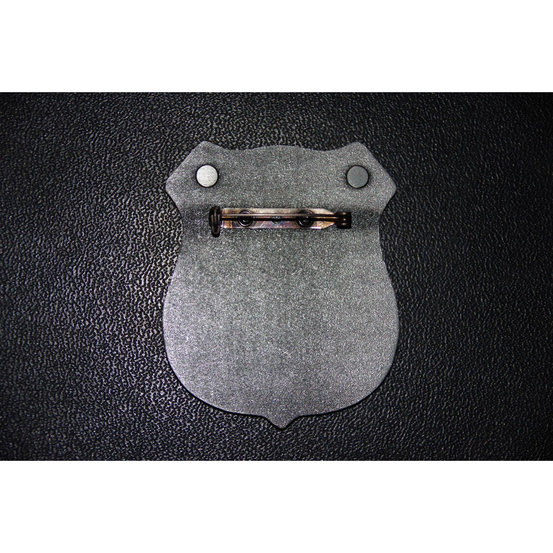 Old West Badges Pinkerton Detective Badge Metal Costume Prop Silver Color