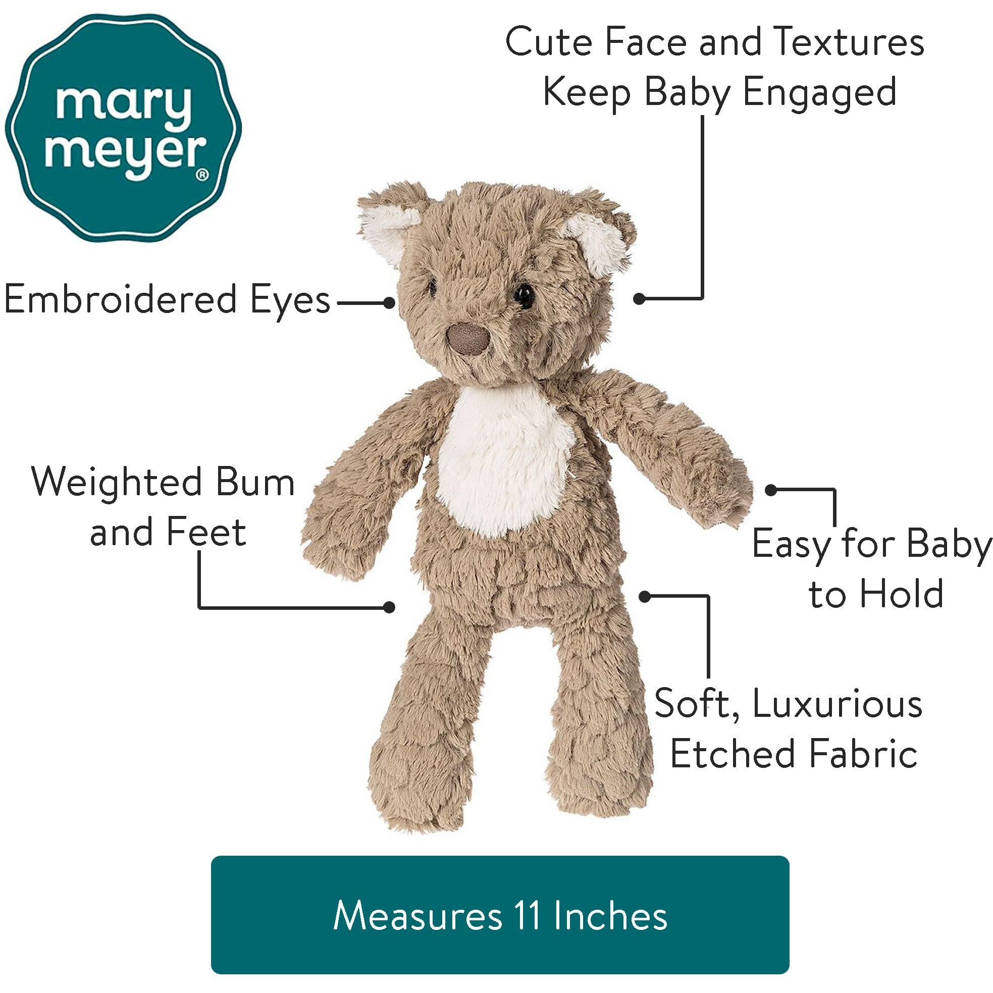 Mary Meyer Putty Nursery Stuffed Animal Soft Toy  11-Inches  Teddy Bear