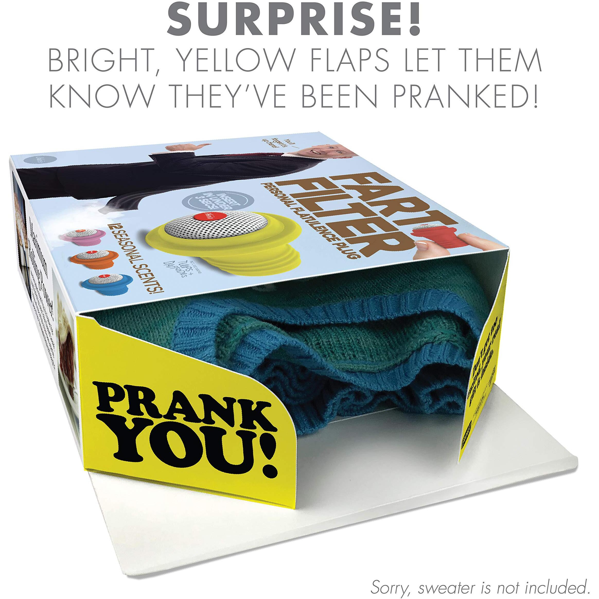 Prank Pack Prank Gift Box Bundle Set 1  4 Unique Gift Boxes  Wrap Your Real Present In A Funny Authentic Prank-O Gag Present Box  Medium-Sized Novelty Gifting Box For Pranksters