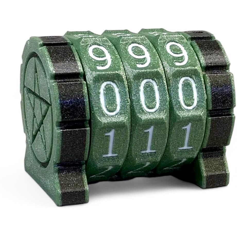 Life Counter Game Counter Health Tracker For Board Game  Rpg Card Games  Comaptiable With Mtg (Green+White Number)