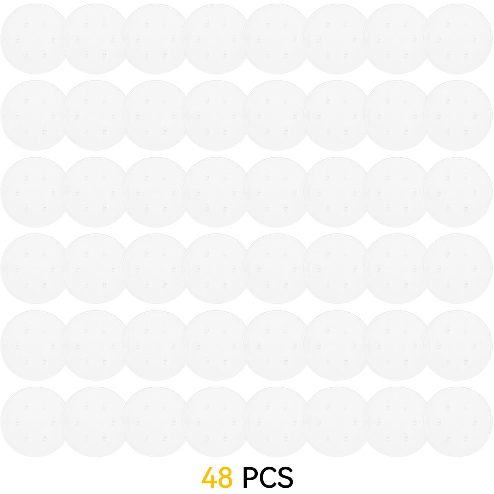 48Packs Star Was Black Series 6Inch Action Figure Stand For Display  1/12 Scale Clear Toy Figuras Support Stands Feet With Peg  Figures Organizer Bases Holder Collectibles Accessories - Multi-Pegs -