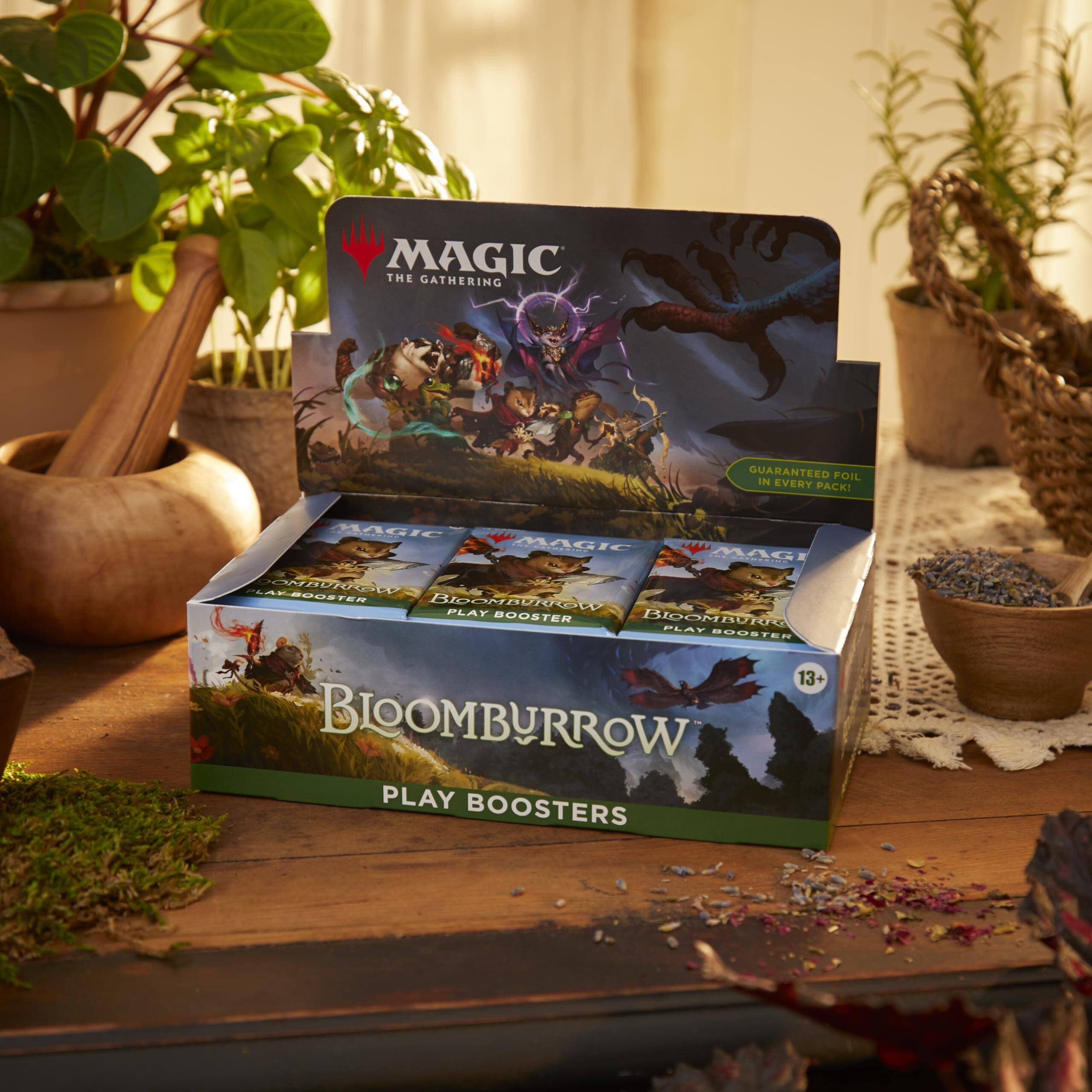Magic The Gathering Bloomburrow Play Booster Box - 36 Packs (504 Magic Cards)