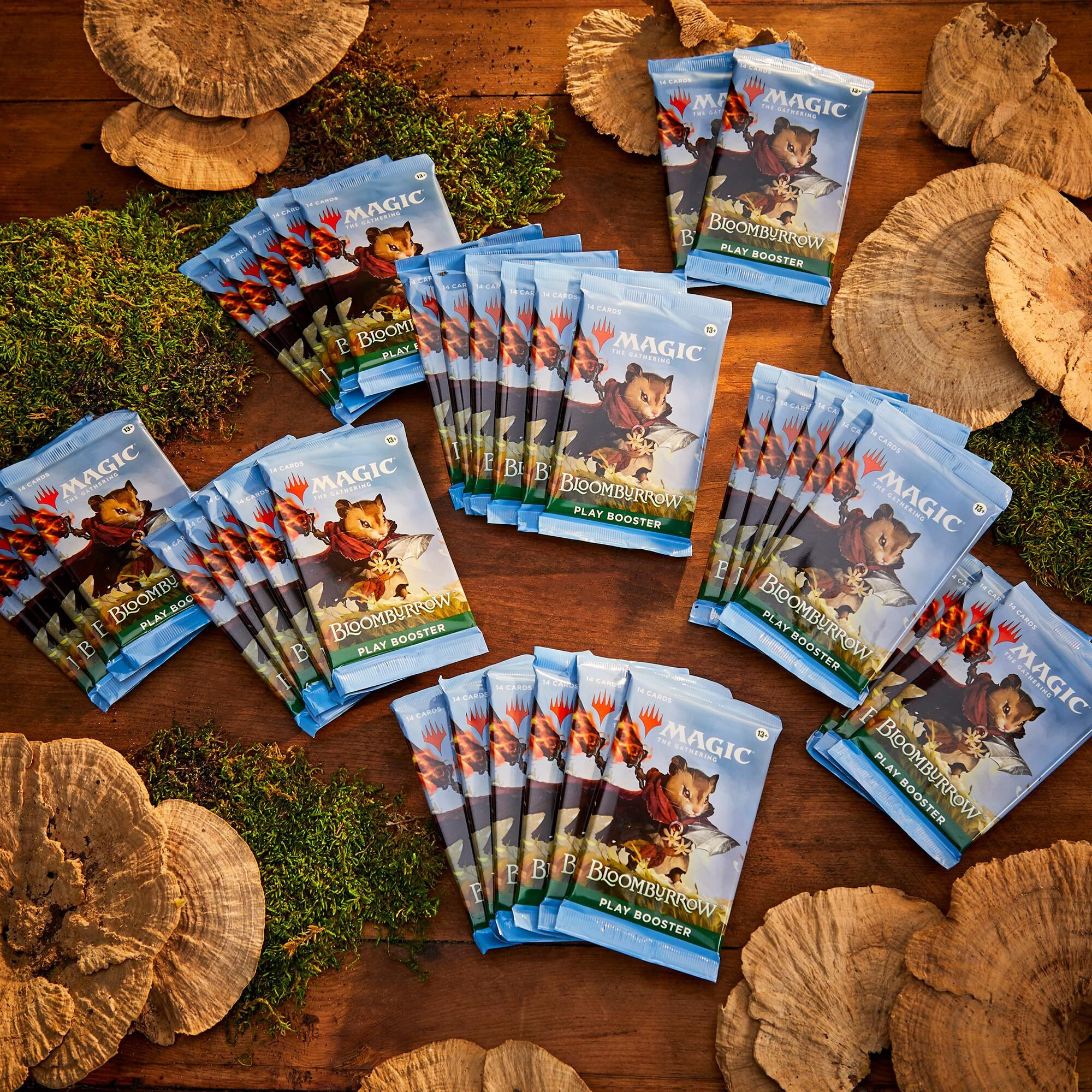 Magic The Gathering Bloomburrow Play Booster Box - 36 Packs (504 Magic Cards)