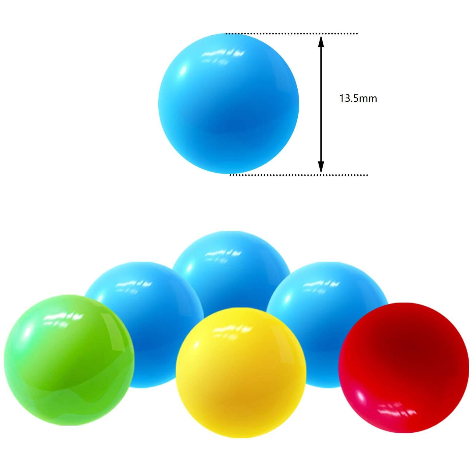 Hotusi 120Pcs Game Replacement Marbles Balls Compatible With Hungry Hungry Hippos