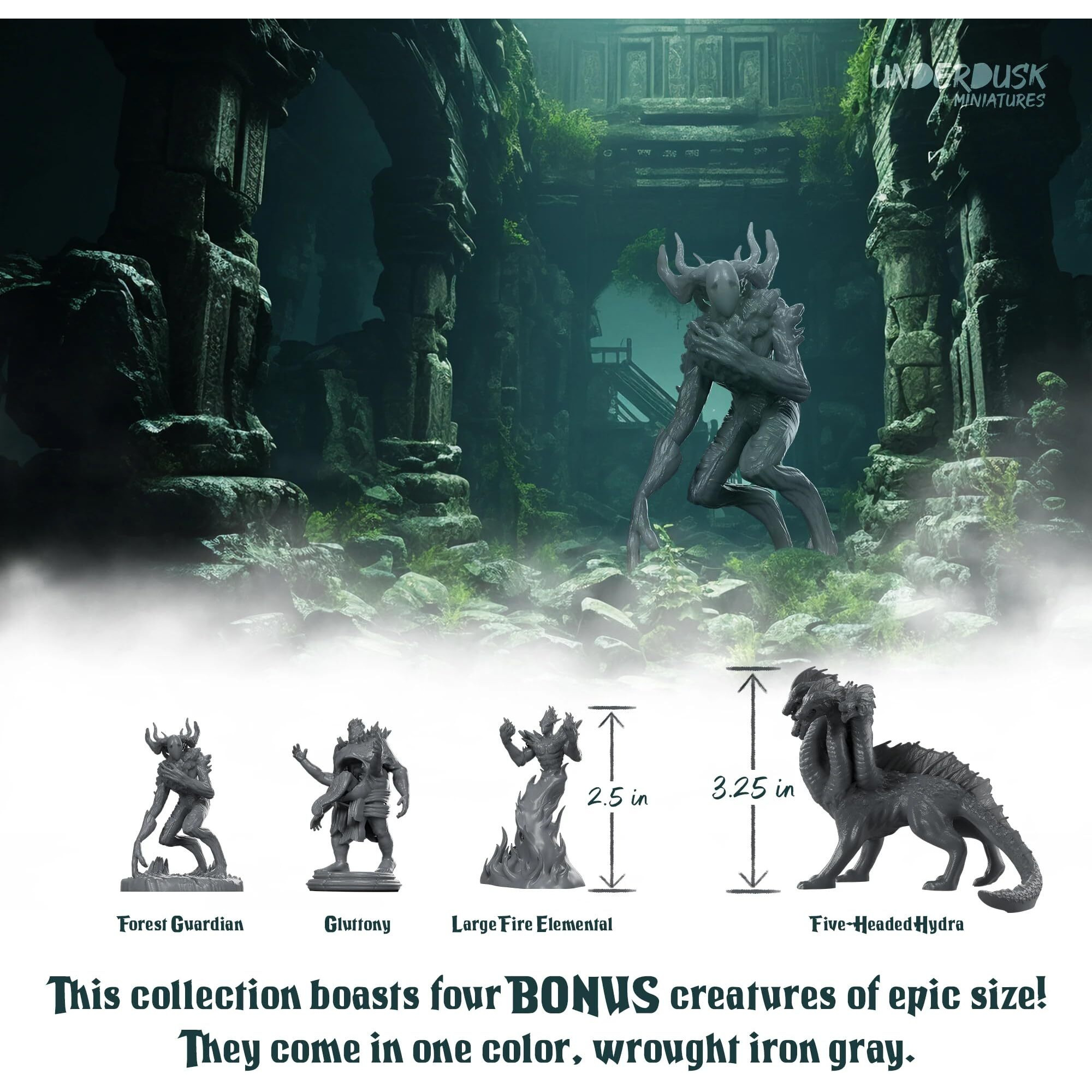 Chaotic Encounters - 64 Tabletop Gaming Miniatures For Rpg/Dnd Miniatures/Bulk Dungeons & Dragons Miniatures/D&D Miniatures Monsters/Dnd Minis/Dnd Figures Starter Pack/Pathfinder