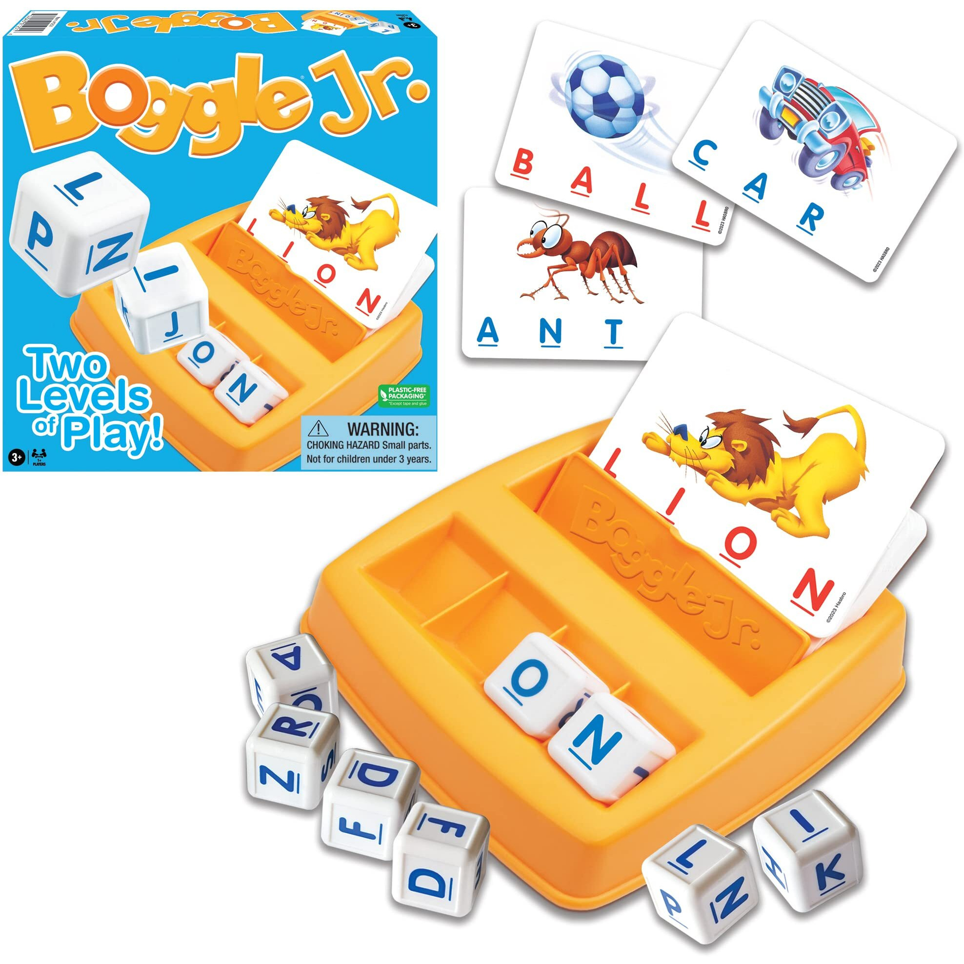 Boggle Jr  The Original Grow-With-Me Alphabet Learning Game By Winning Moves Games Usa  Word And Picture Recognition Learning Game For Kids Ages 3+