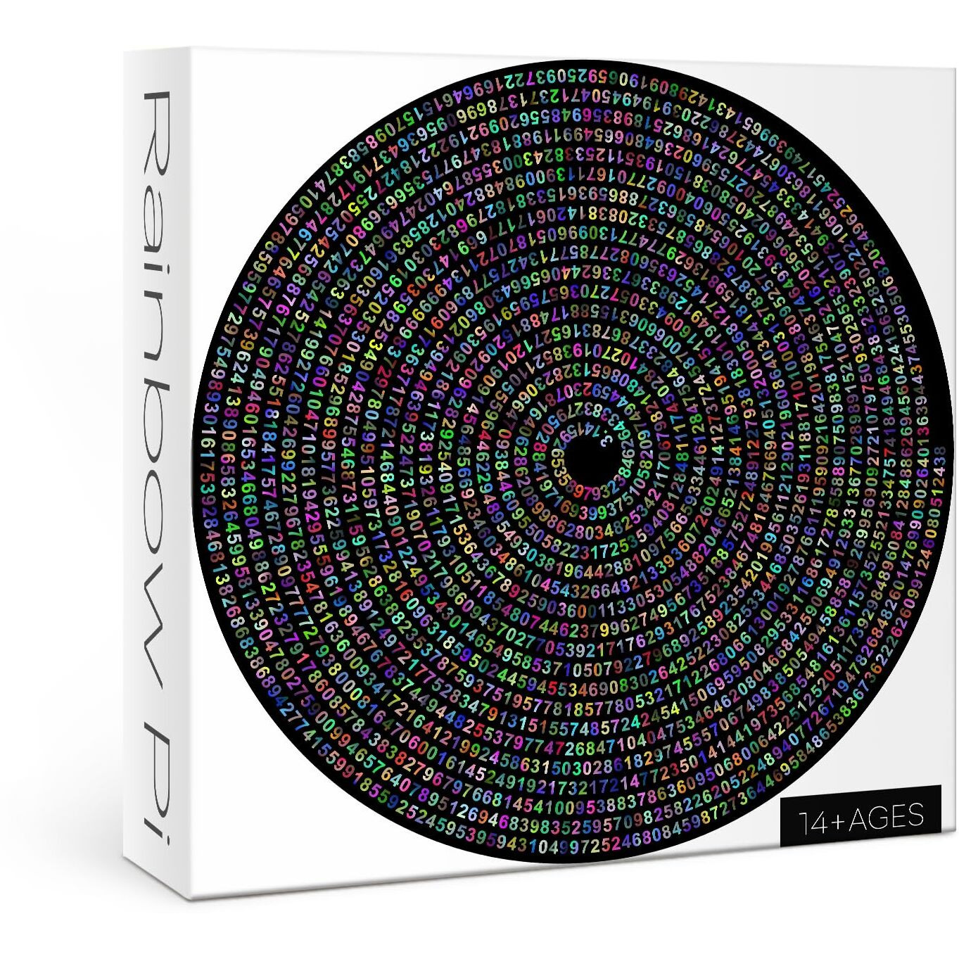 Pi P Day Puzzle For Adults 1000 Pieces  Round Rainbow Jigsaw Puzzle  Hard Impossible Puzzle By Number