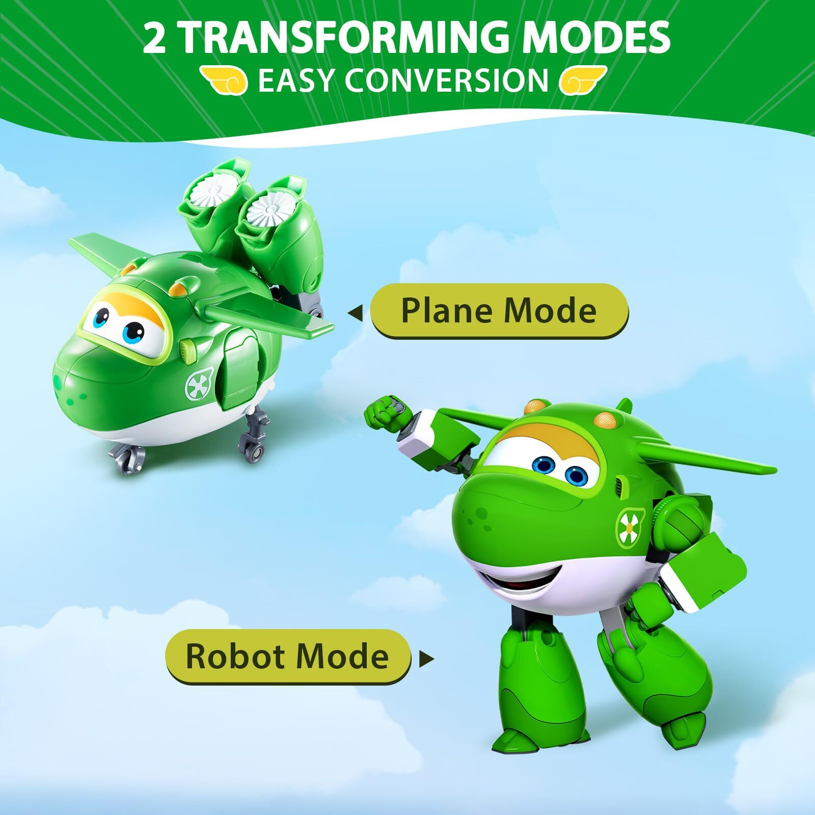 Super Wings Transformer Toys  5 In Mira Airplane Transformer Figures Toys  2 In 1 Mode Rescue Bots Action Figure Toys For 3-5 Year Old Boys Girls  Fun Plane Toys For Toddlers Kids Age 3 4 5 6 7