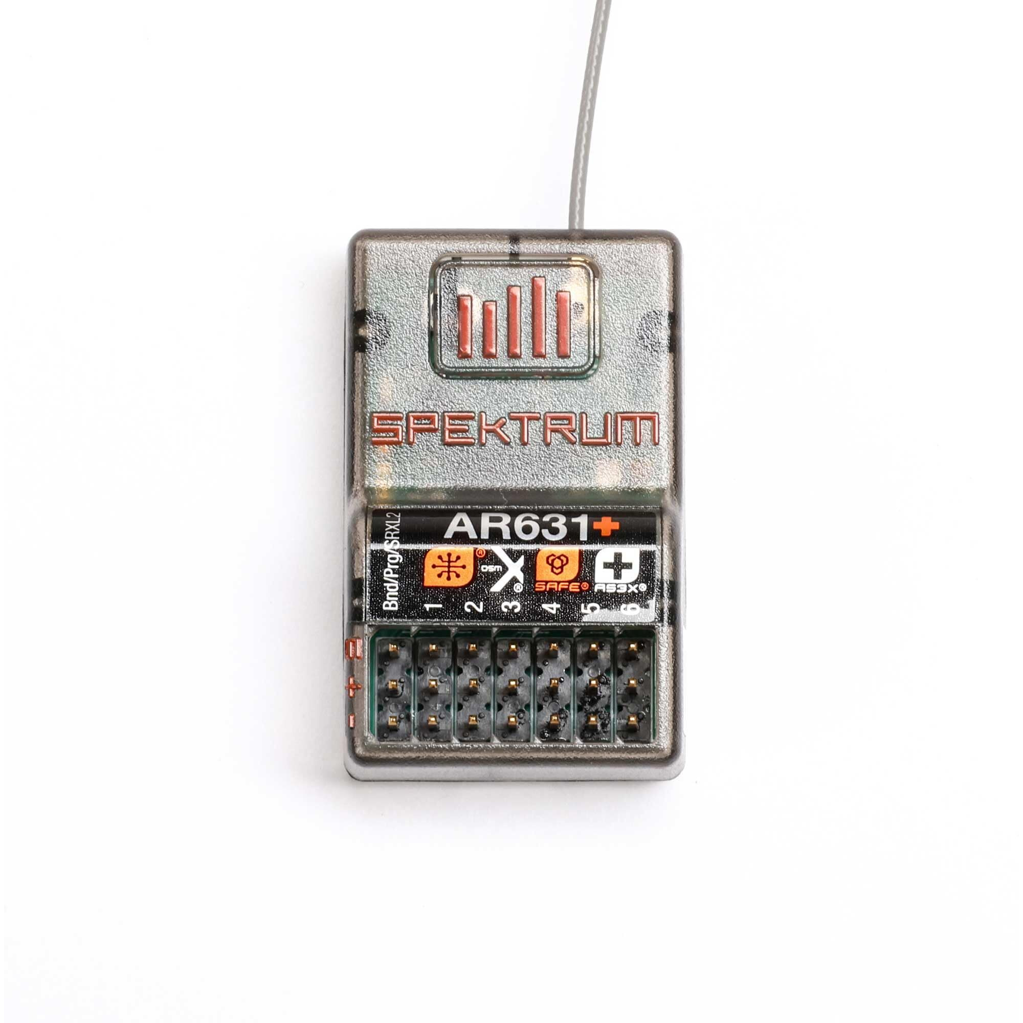 Spektrum Ar631+ 6 Channel As3X+ & Safe Receiver  Spm-1031