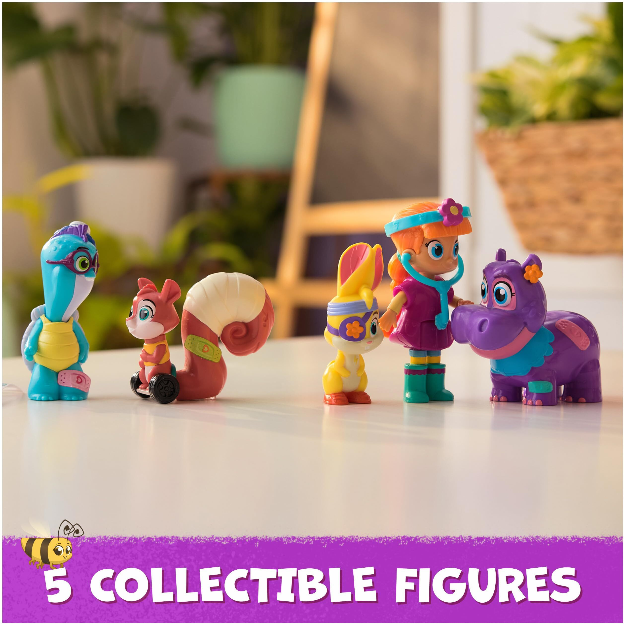 Vida The Vet  Check Up & Care Friendship Pack With 5 Action Figures  Stethoscope  Headlamp  & Sticker Sheets  Kids Toys For Girls & Boys Ages 3 And Up