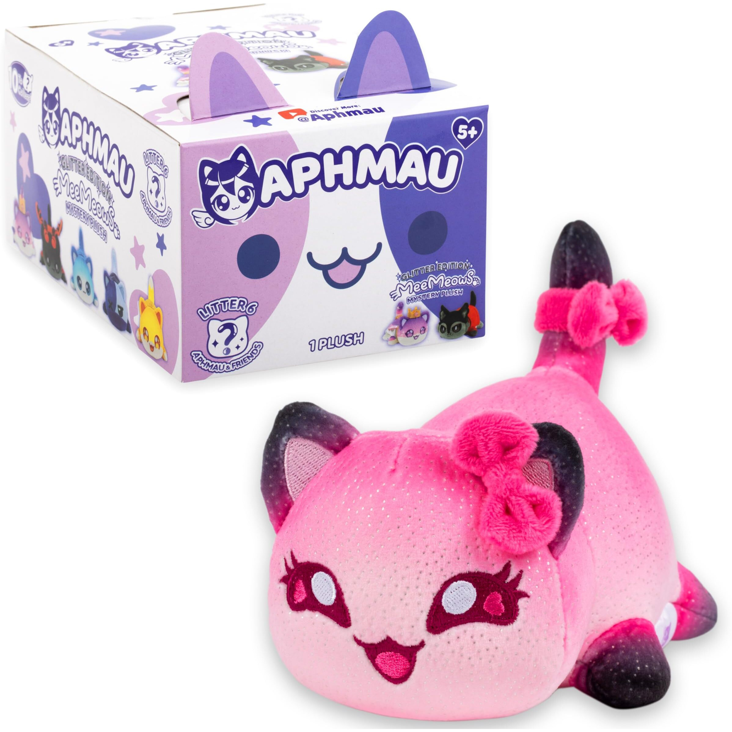 Aphmau 6  Meemeow Mystery Plush 2 Pack Bundle - Series 6 Youtube Gaming Channel  Blind Box  10 Possible Friends  Friends Meemeows  Official Merch