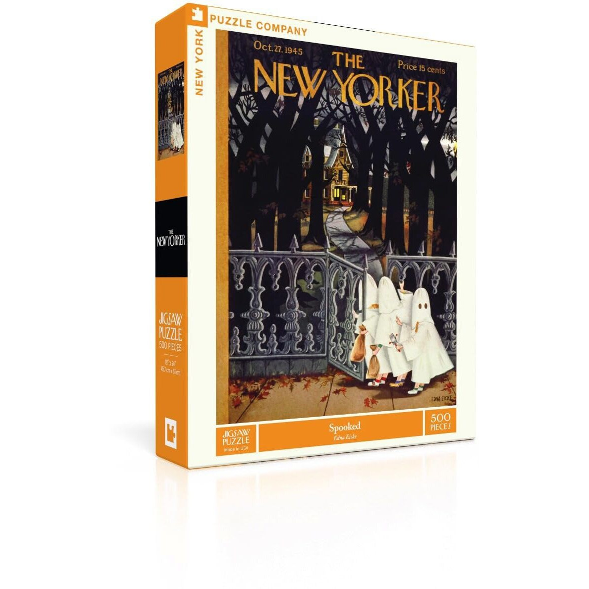 New York Puzzle Company - New Yorker Spooked - 500 Piece Jigsaw Puzzle For Adults By Eicke Edna