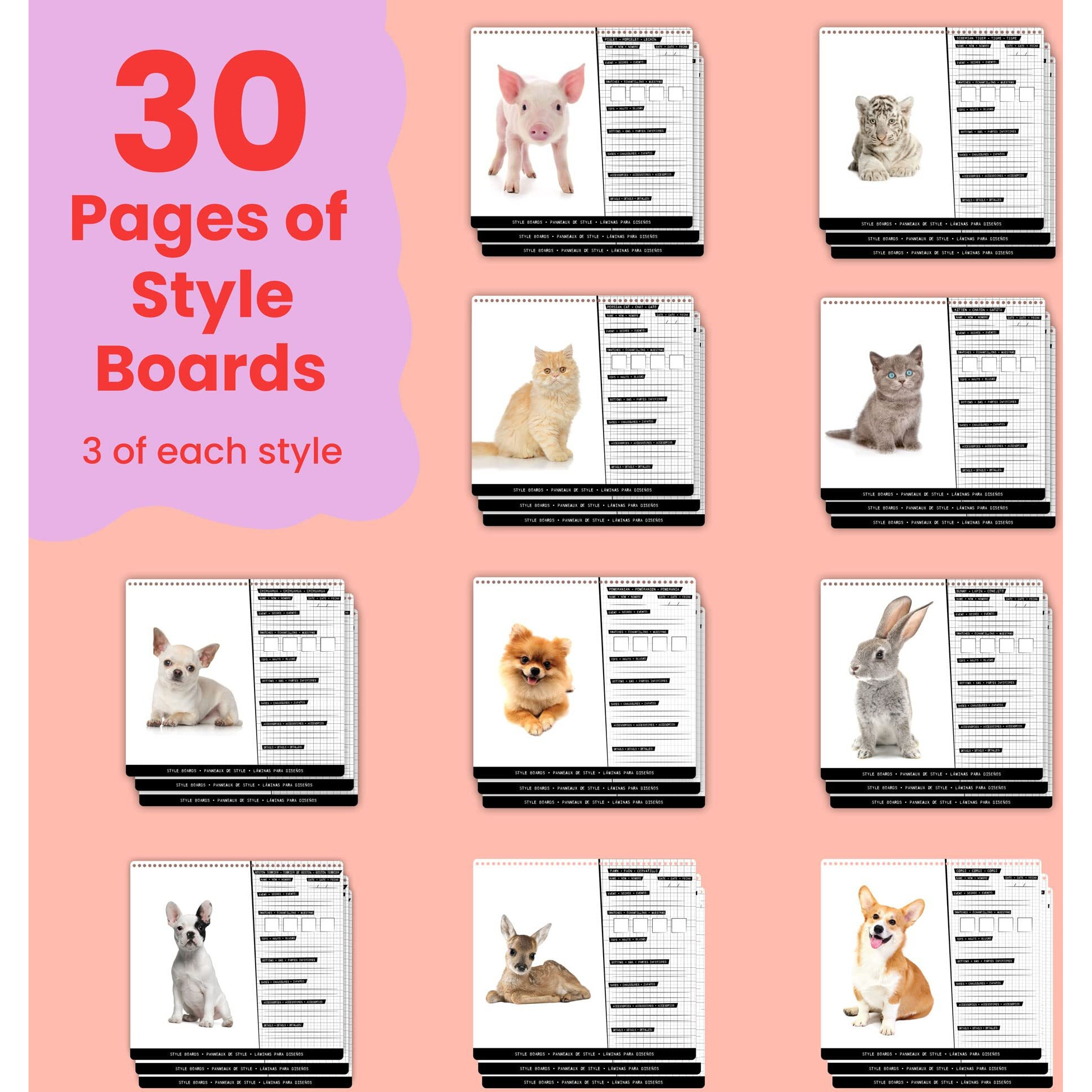 Fashion Angels Pet Fashion Sticker Stylist - 30 Style Sheets For Kids Coloring - Name  Accessorize  And Design Unique Outfits For Your Favorite Animals - Road Trip Essentials - Ages 6 And Up