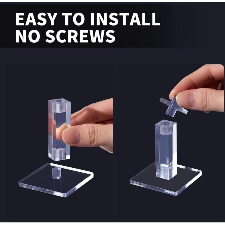 Kalami 2 Sets Flying Miniatures Combat Riser For Dnd With 2"" Base  3D Single Flyer Riser For Tabletop Rpgs And Board Games