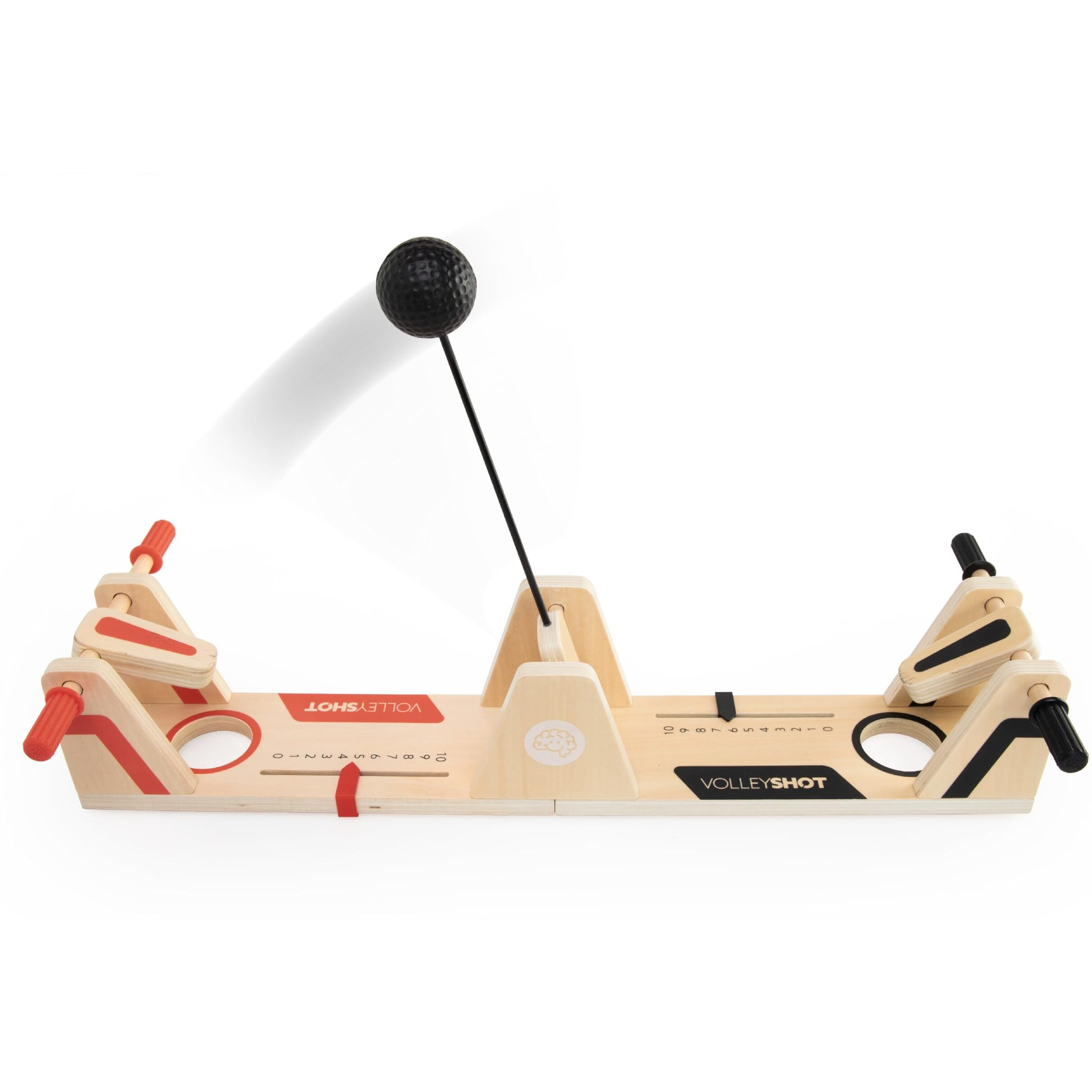 Fat Brain Toys Volleyshot - Wooden 2 Player Games  Tabletop Games And Family Games For Kids & Adults  Toys For Ages 8-13+