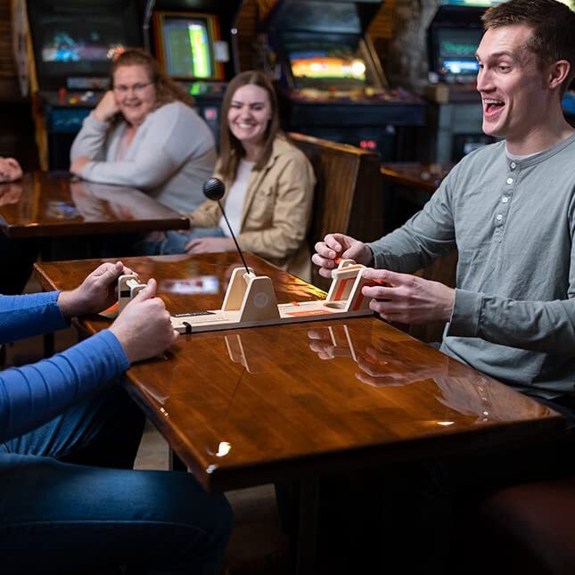 Fat Brain Toys Volleyshot - Wooden 2 Player Games  Tabletop Games And Family Games For Kids & Adults  Toys For Ages 8-13+