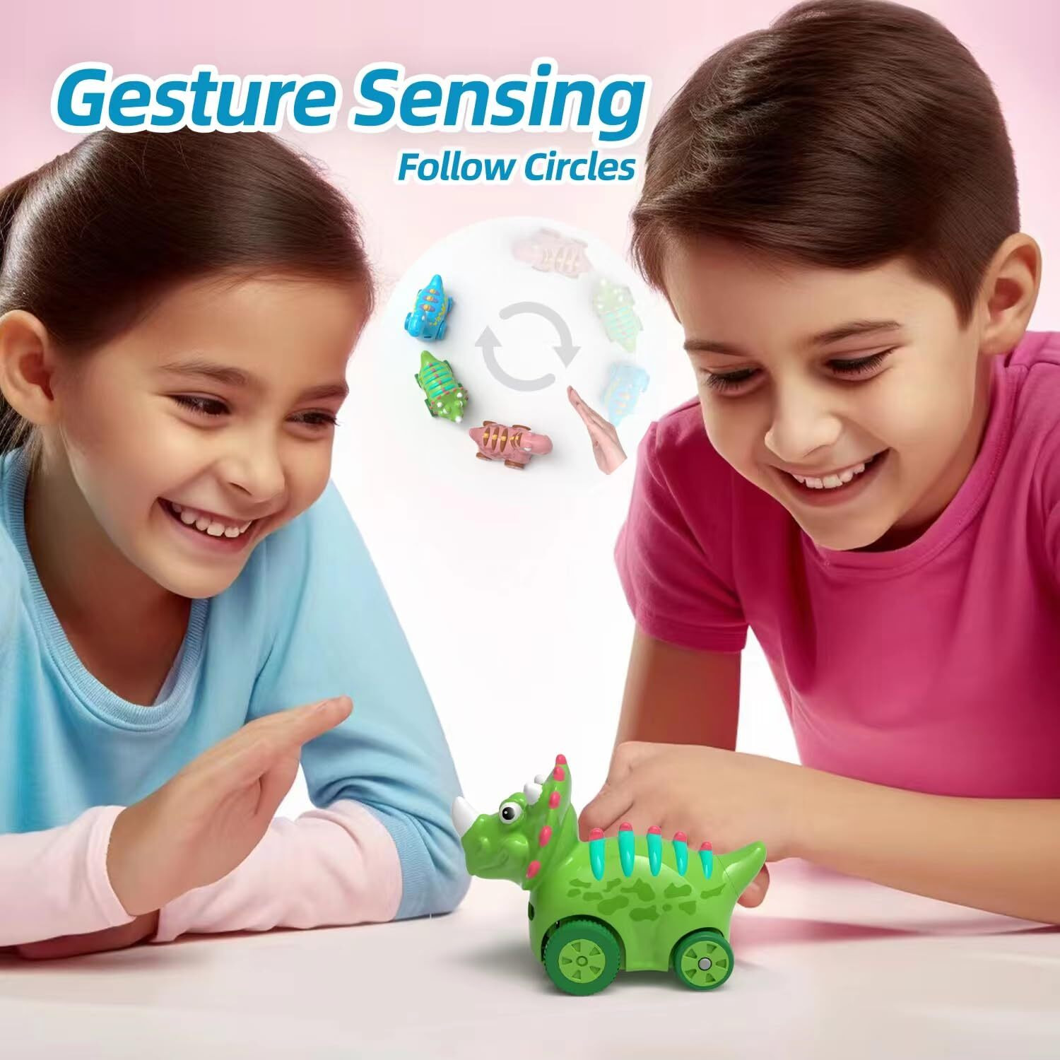 Interactive Musical Walking Following Dinosaur Toy  Rechargeable Sensory Music Development Toy  Fun Moving Toy For Kids Age 3 4 5 And Up