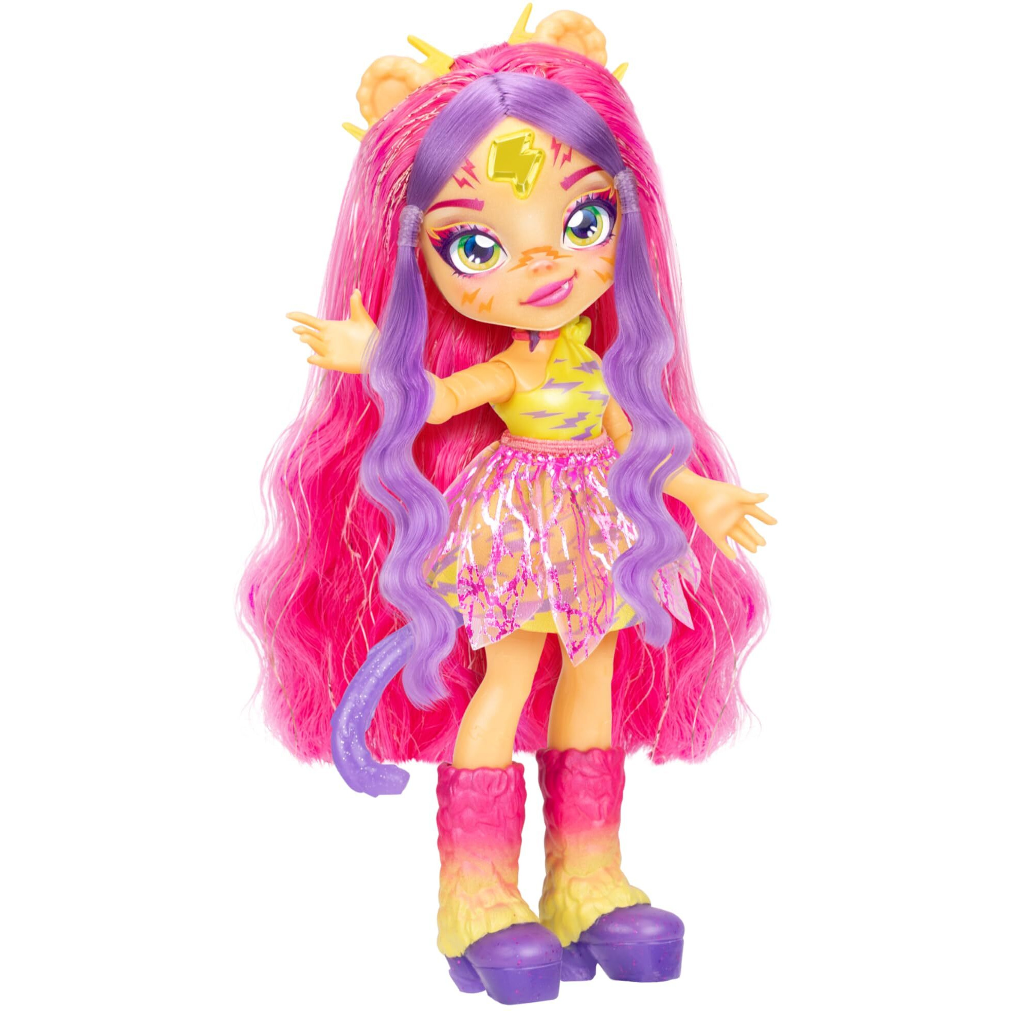 Magic Mixies Pixlings Shimmerverse Series  Create & Mix A Magic Potion To Reveal Tiggz The Tiger Pixling  Watch As This Beautiful 6.5"" Fashion Doll Appears Inside The Potion Bottle