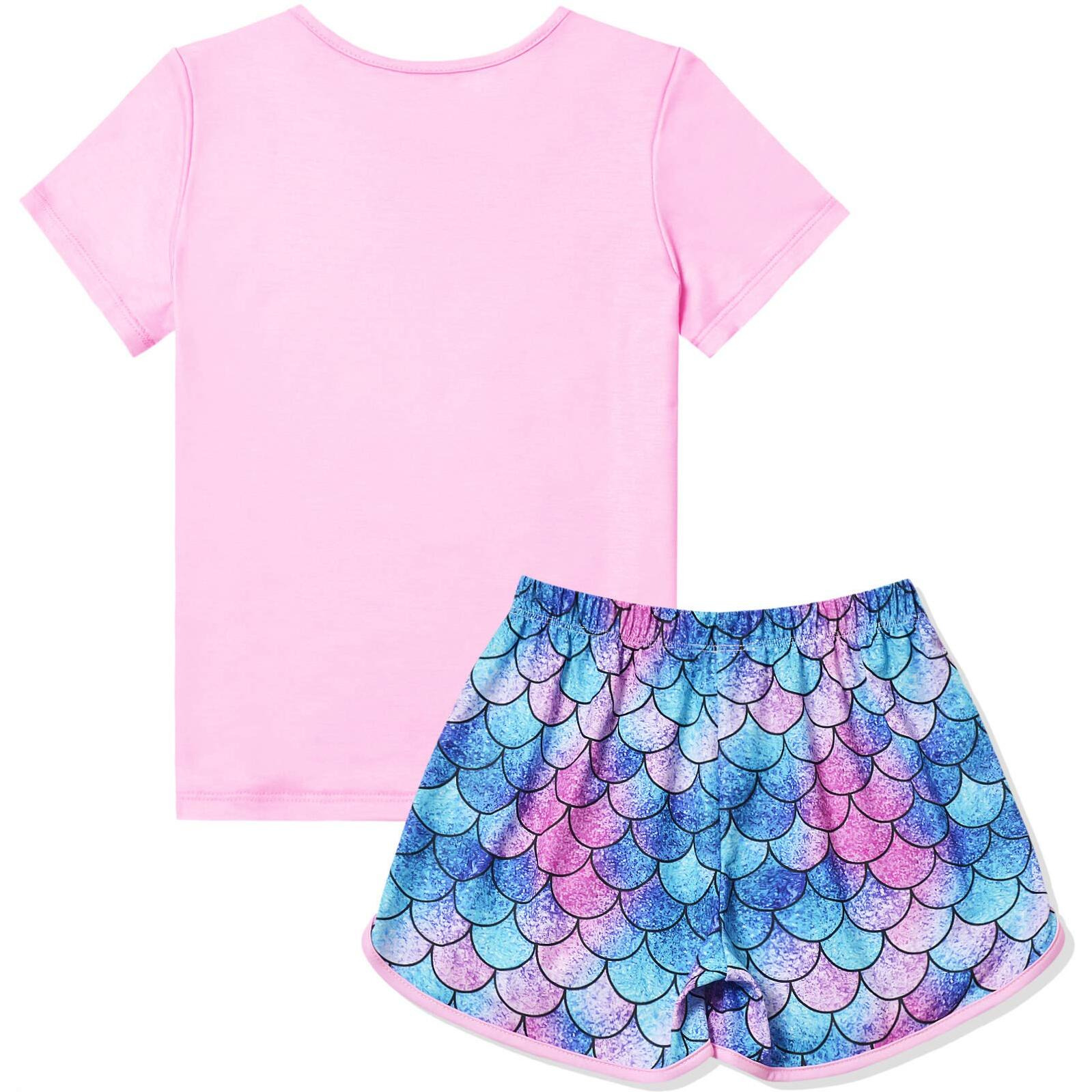 Summer Pajamas For American Girls Matching Girls&Doll Mermaid Pjs Set Size 10 11